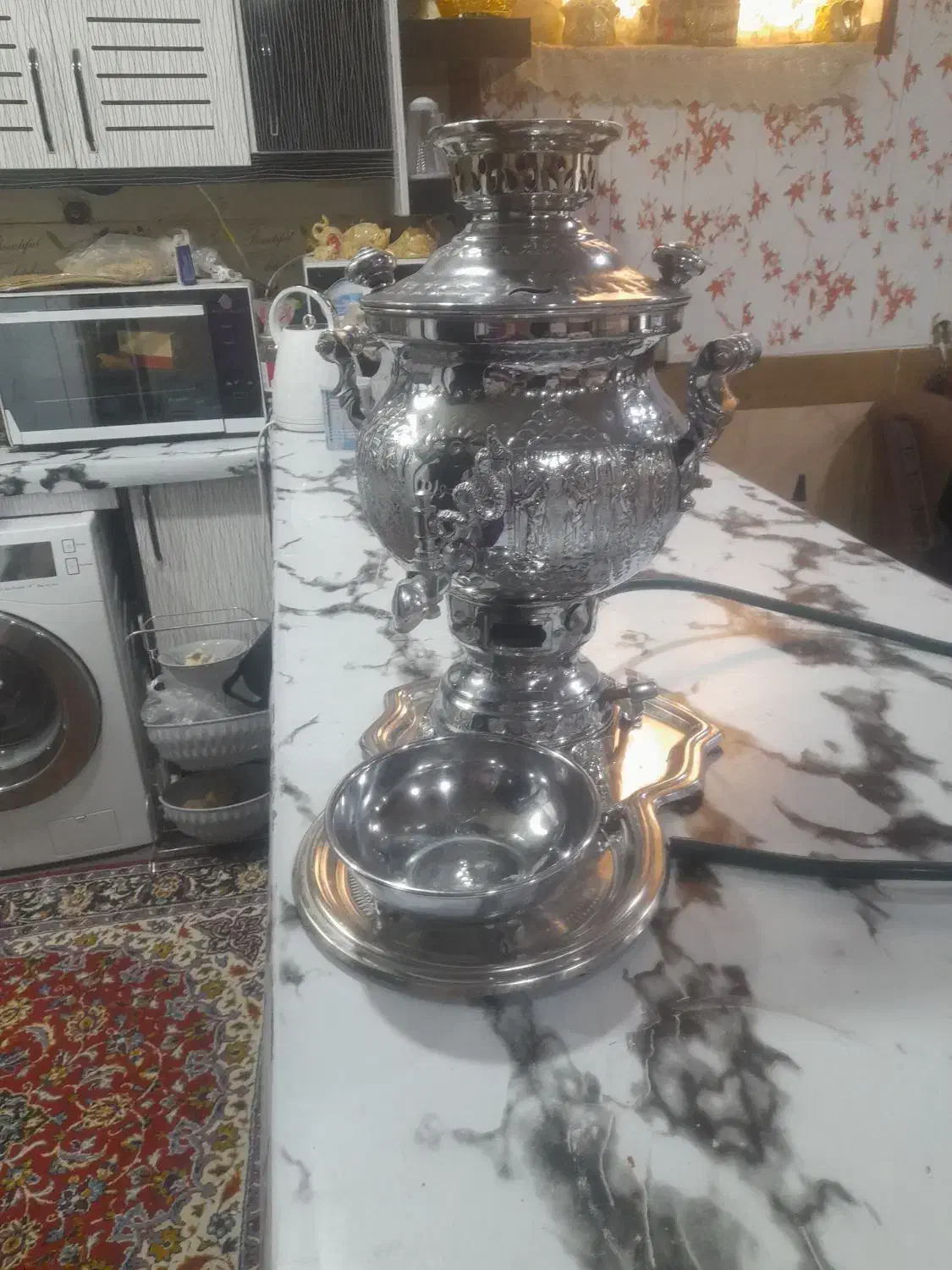 سماور گازی|سماور، چای‌ساز، قهوه‌ساز|خمینی‌شهر, |دیوار