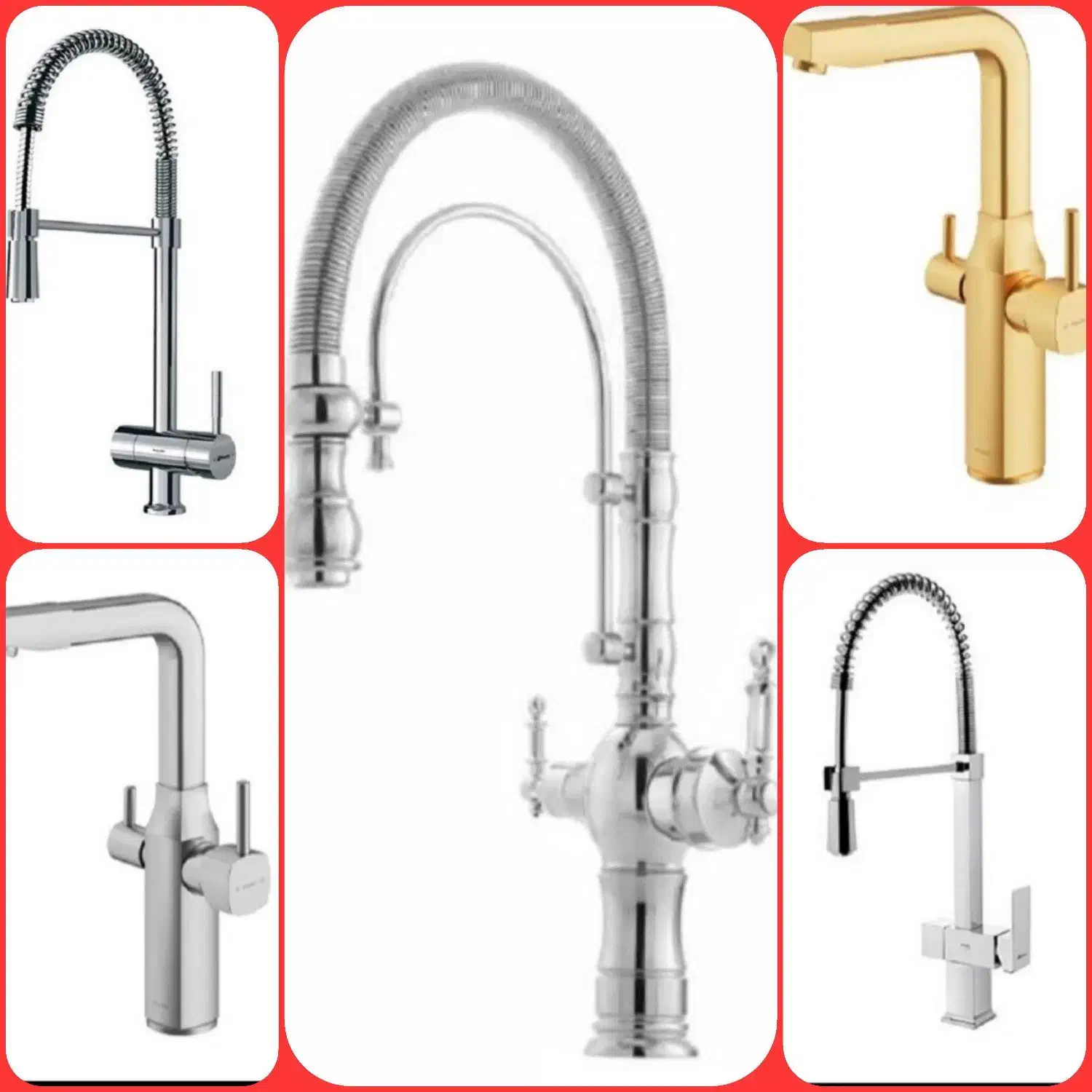 *شیر اهرمی آشپزخانه تصفیه فنری ۲منظوره با شیرآلات*|مصالح و تجهیزات ساختمان|شهرکرد, |دیوار