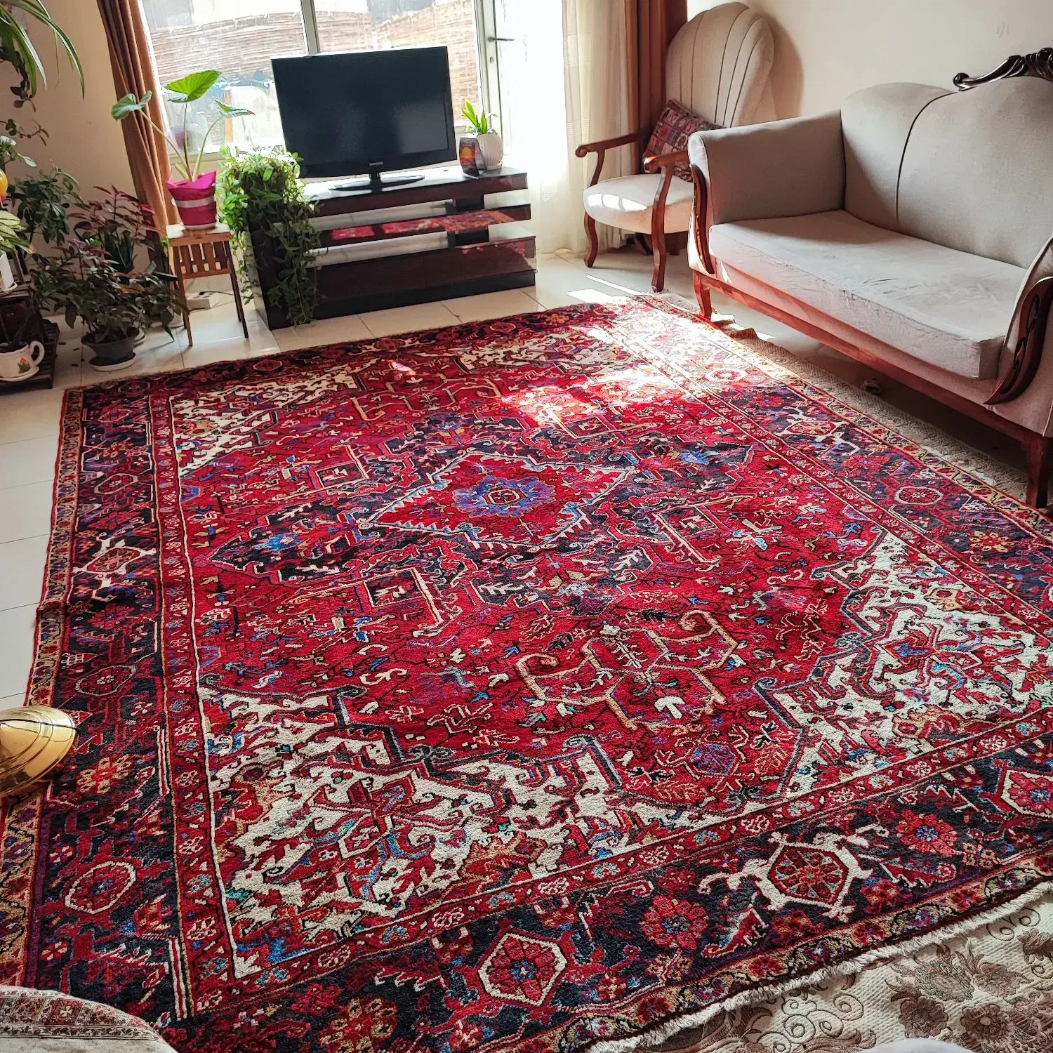 فرش دستباف۹متری|فرش|اصفهان, بهارستان|دیوار