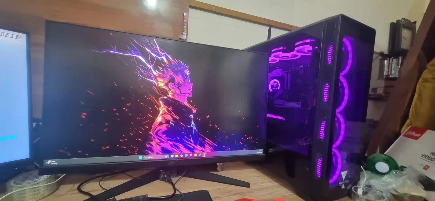 مانیتور ایسوسvg328QA1A ۳۲ اینچ گیمینگ|قطعات و لوازم جانبی رایانه|آبادان, |دیوار