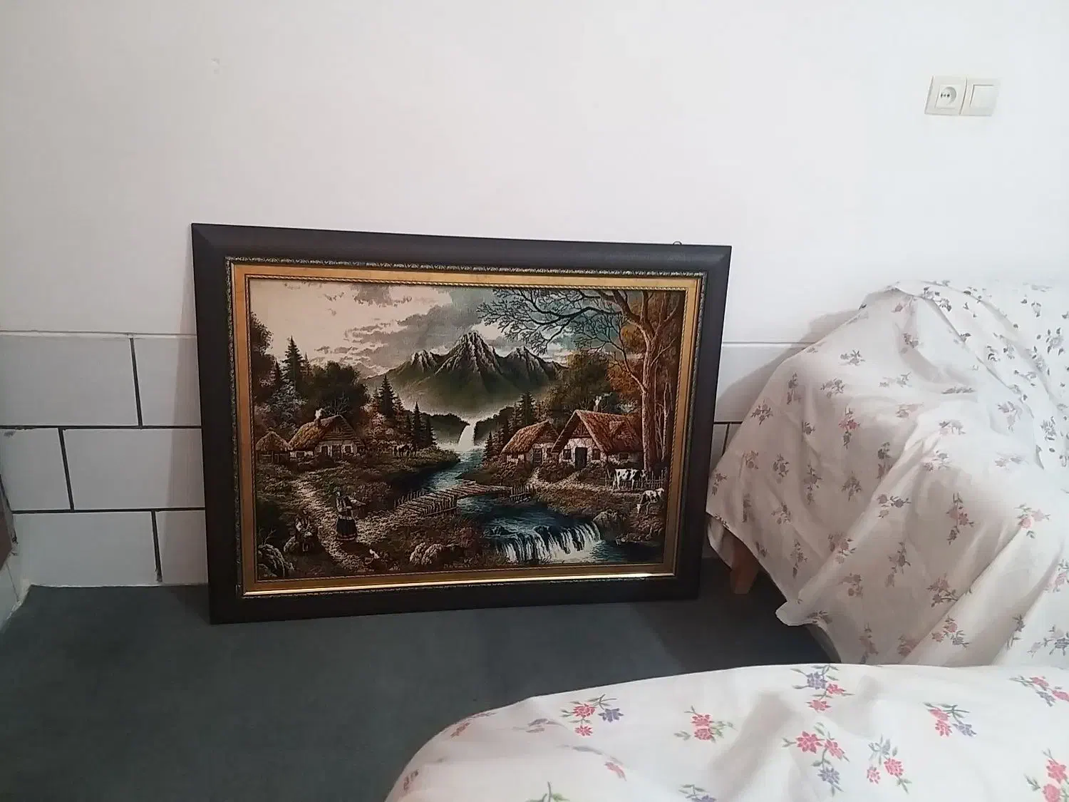 تابلو فرش طبیعت ماشینی|تابلو فرش|فسا, |دیوار