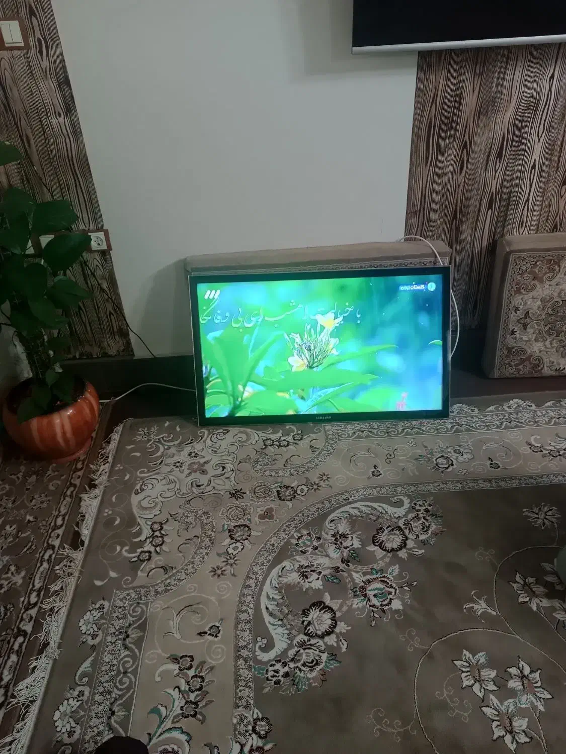 تلویزیون|تلویزیون و پروژکتور|اسفرورین, |دیوار