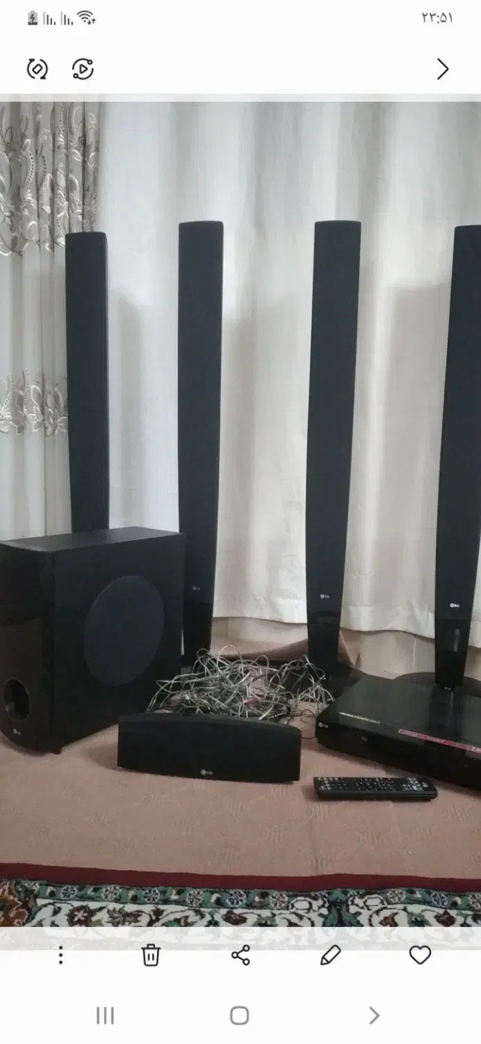 سینما خانوادگی LG|سیستم صوتی خانگی|قم, هنرستان|دیوار