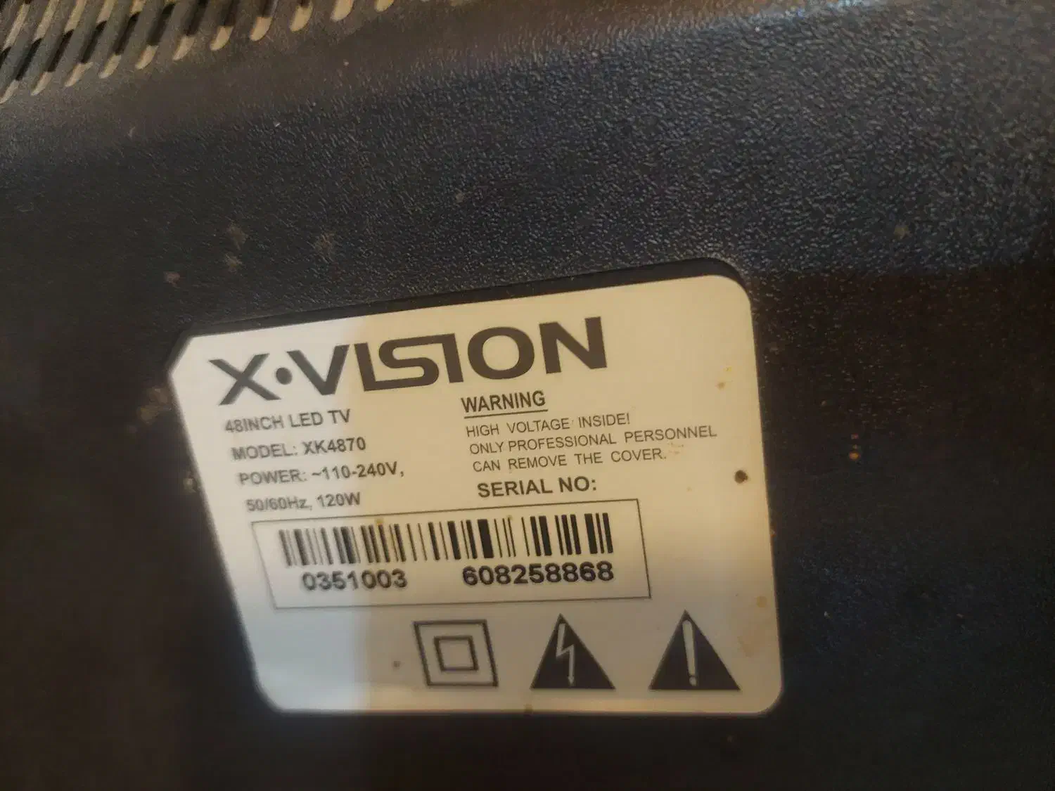 ال ای دی ایکس ویژن 48 اینچ|تلویزیون و پروژکتور|شاهینشهر, شهرک گلدیس|دیوار