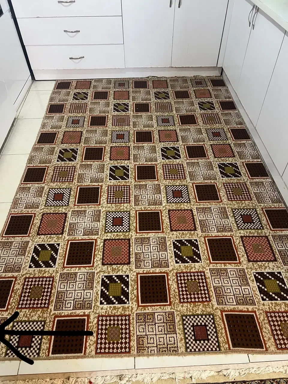 دو عدد گلیم|گلیم، جاجیم، گبه|مشهد, نیروی هوایی|دیوار