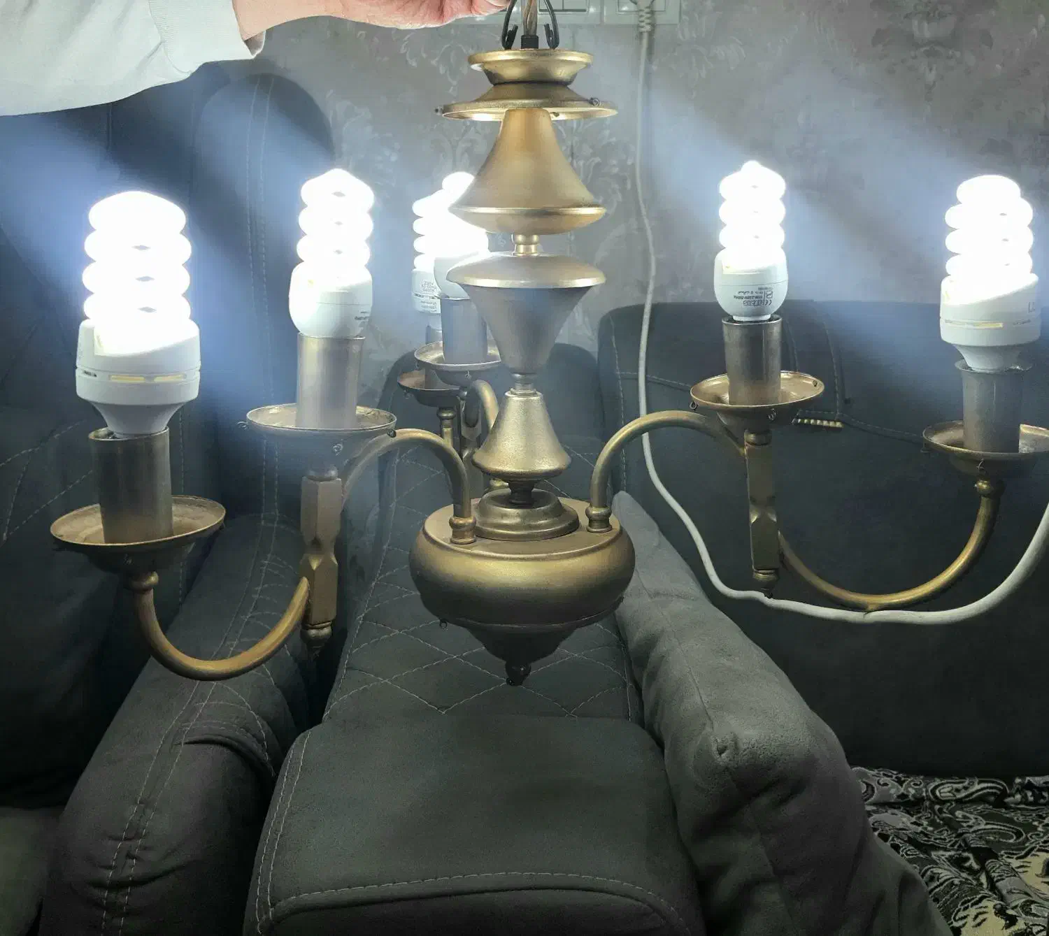 لوستر|لوستر و چراغ آویز|قزوین, |دیوار