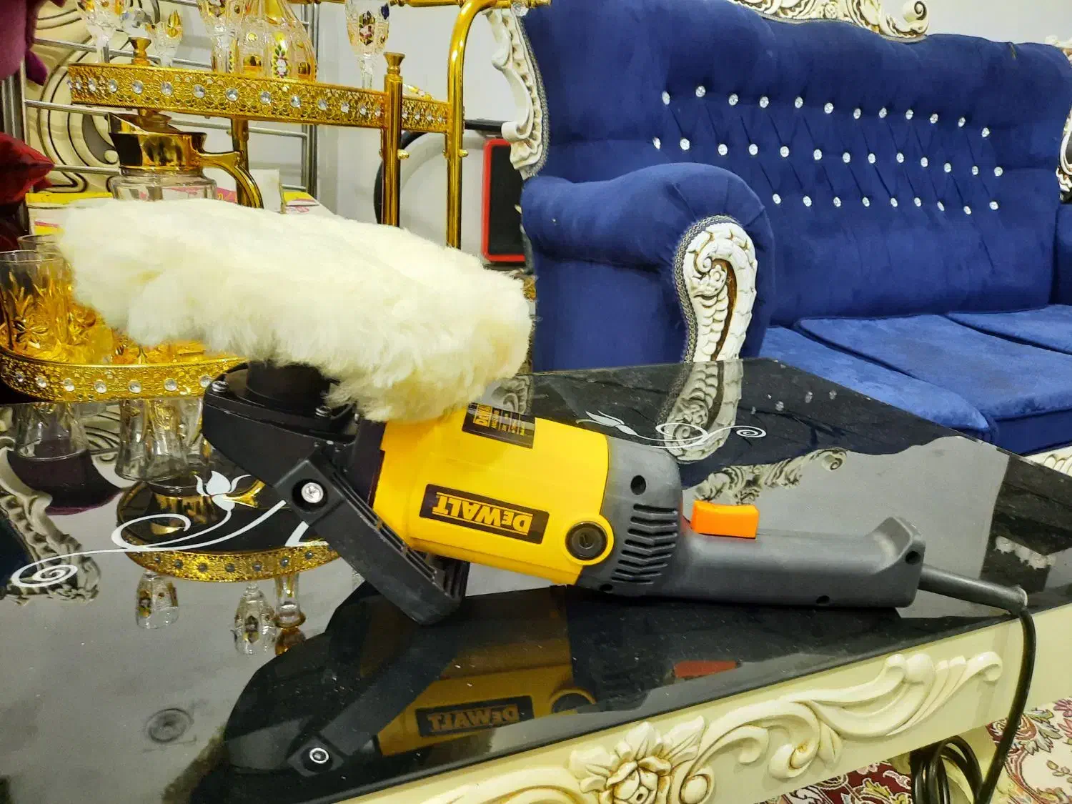 سنگ پولیش چرخ پوست پالیش دیوالت امریکایی بزرگ|ماشین‌آلات صنعتی|مشهد, طلاب|دیوار