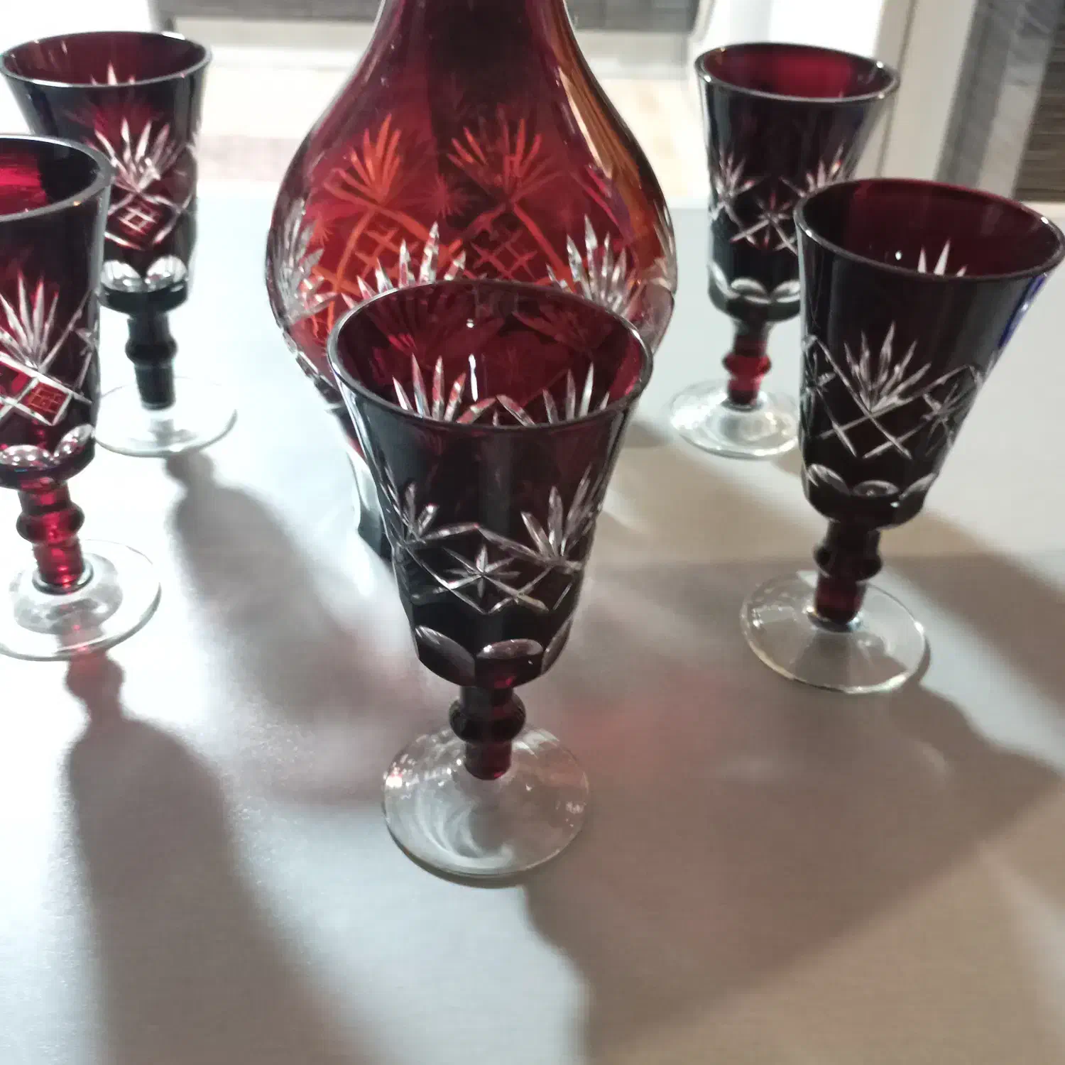 تنگ و جام .گیلاس خوری|ظروف سرو و پذیرایی|اصفهان, باغ زرشک|دیوار