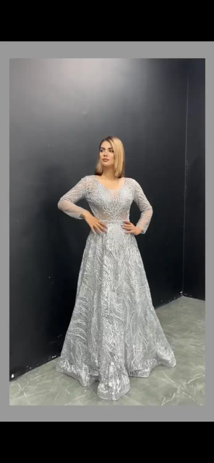 لباس مجلسی سنگ‌دوزی کتر وارداتی|لباس|سبزوار, فرهنگیان|دیوار