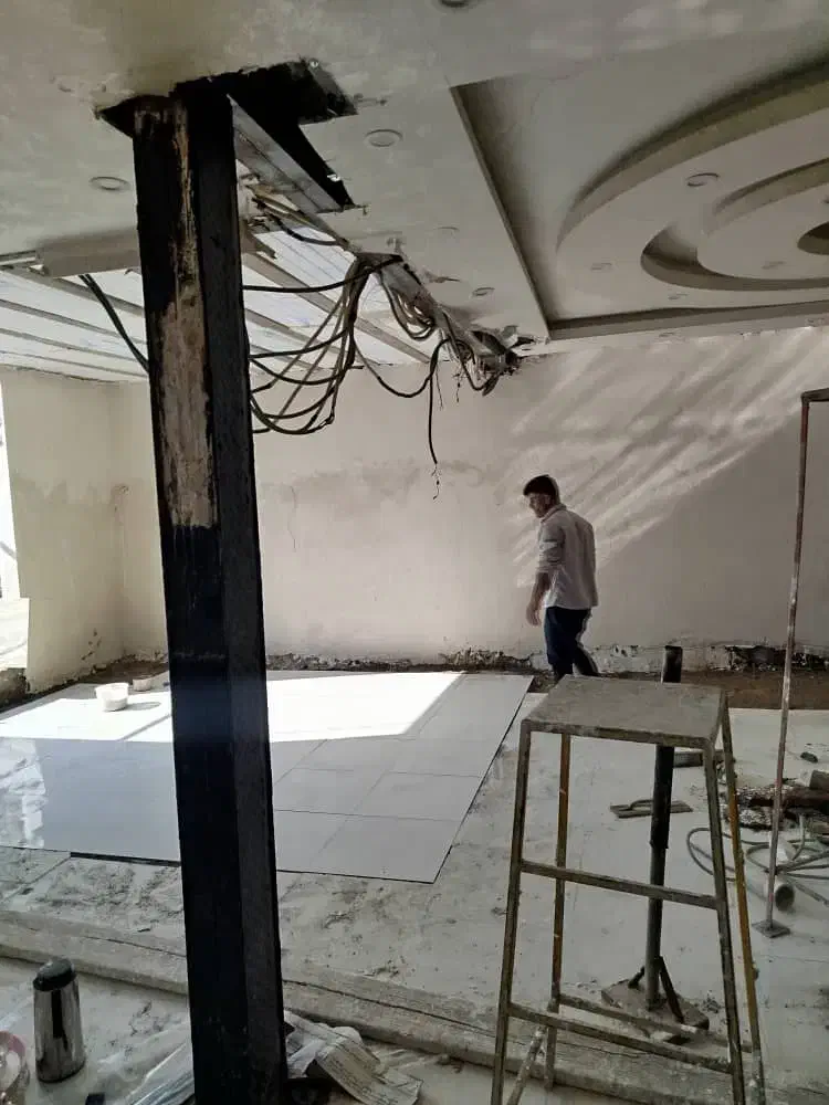 بنایی کاشی کاری تعمیرات تعویض سنگ توالت لوله‌کشی..|خدمات پیشه و مهارت|اهواز, کوروش|دیوار