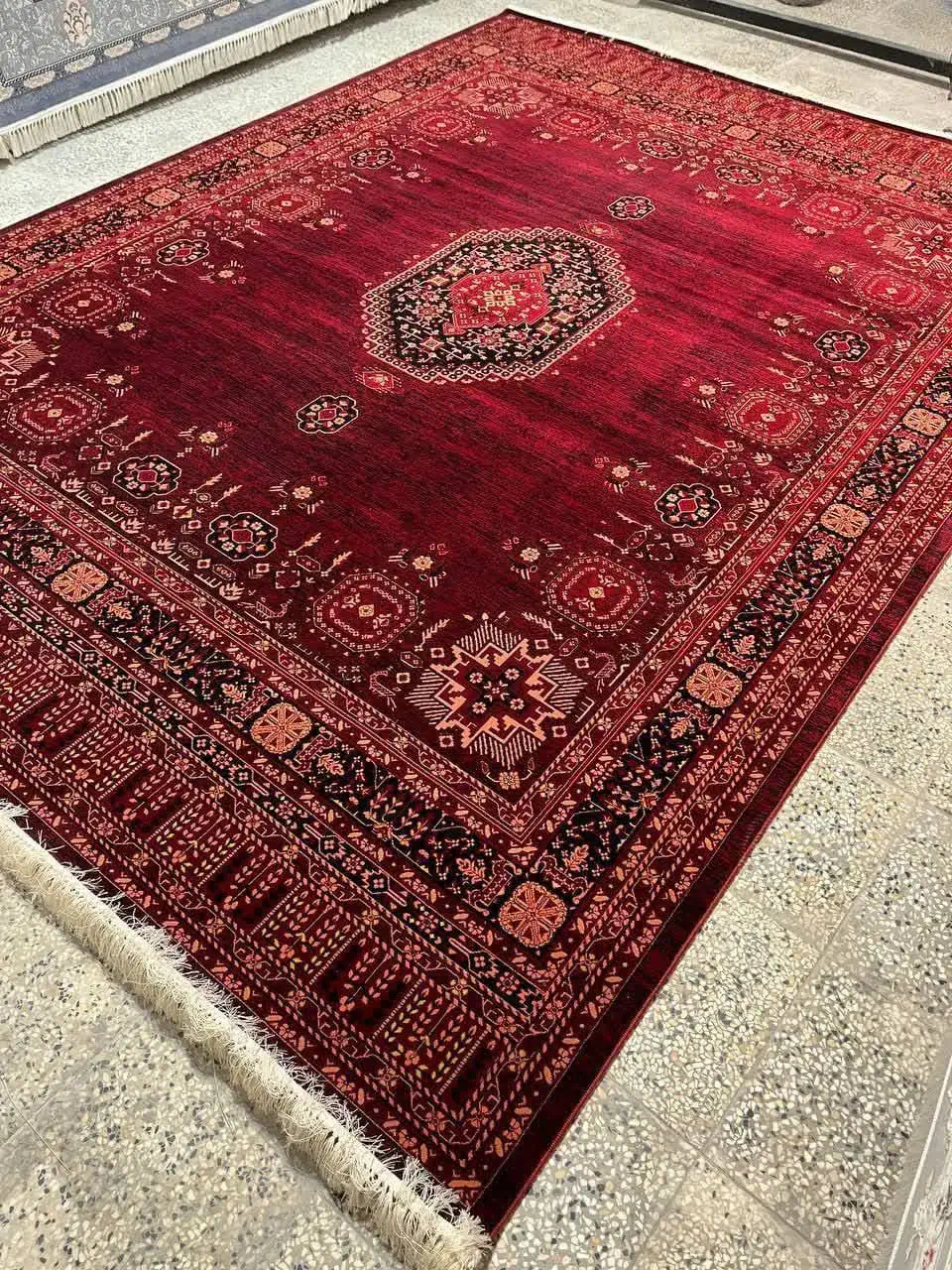 فروش فرش  ترکمن و قشقایی  لاکی خرید از شرکت|فرش|کاشان, شهرک صنعتی راوند|دیوار