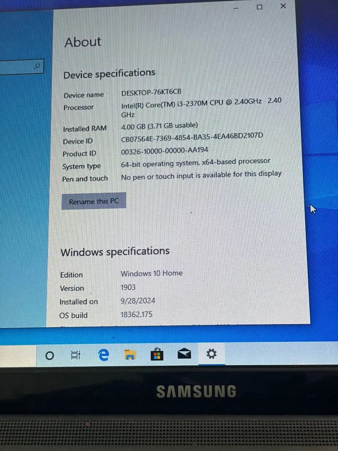 لپ تاپ سامسونک|رایانه همراه|ری, سیزده آبان|دیوار