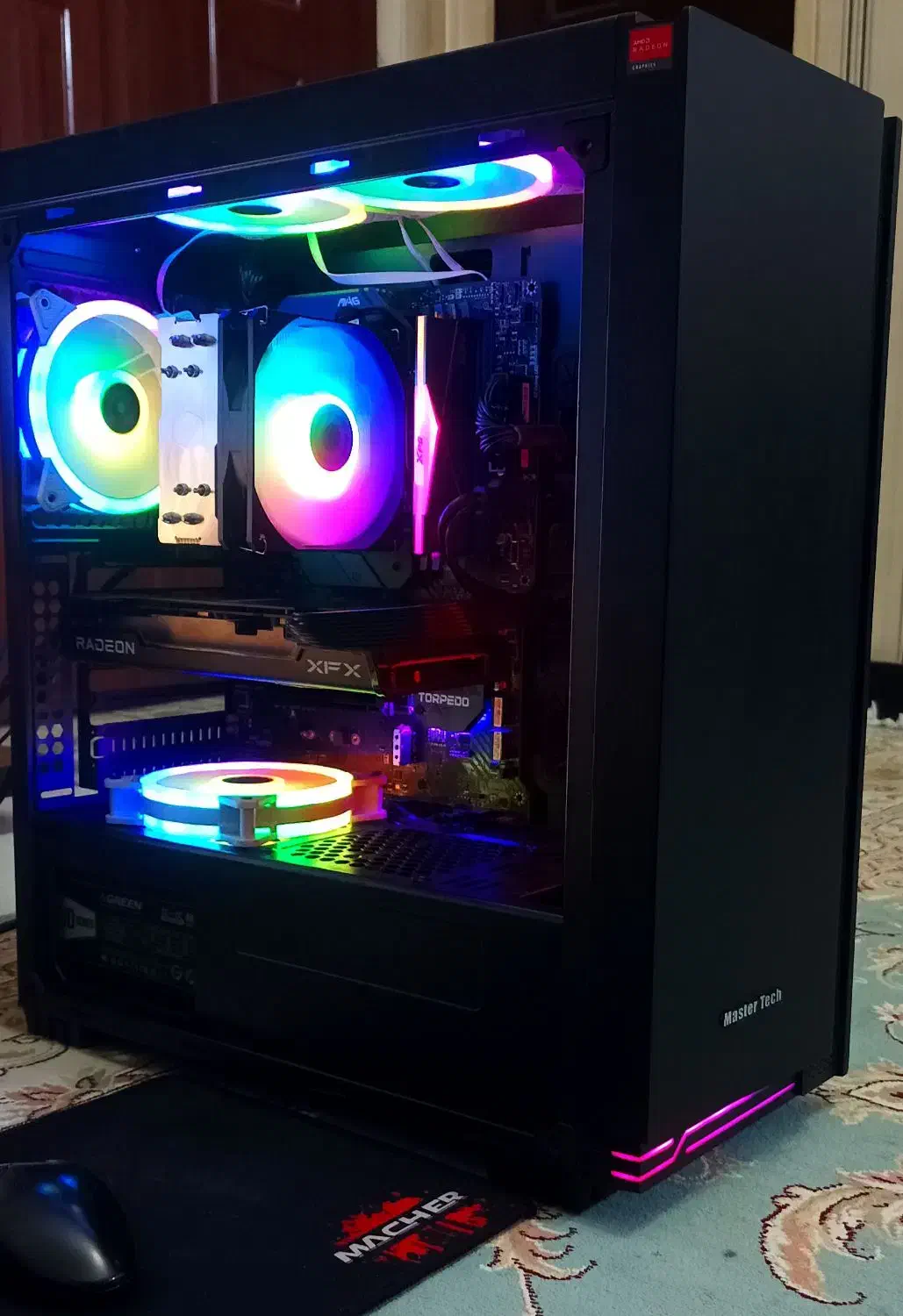 کیس گیمینگ Gen4، گرافیک 6600XT 8GB، فول بازی جدید|رایانه رومیزی|تهران, نیروی هوایی (پیروزی)|دیوار