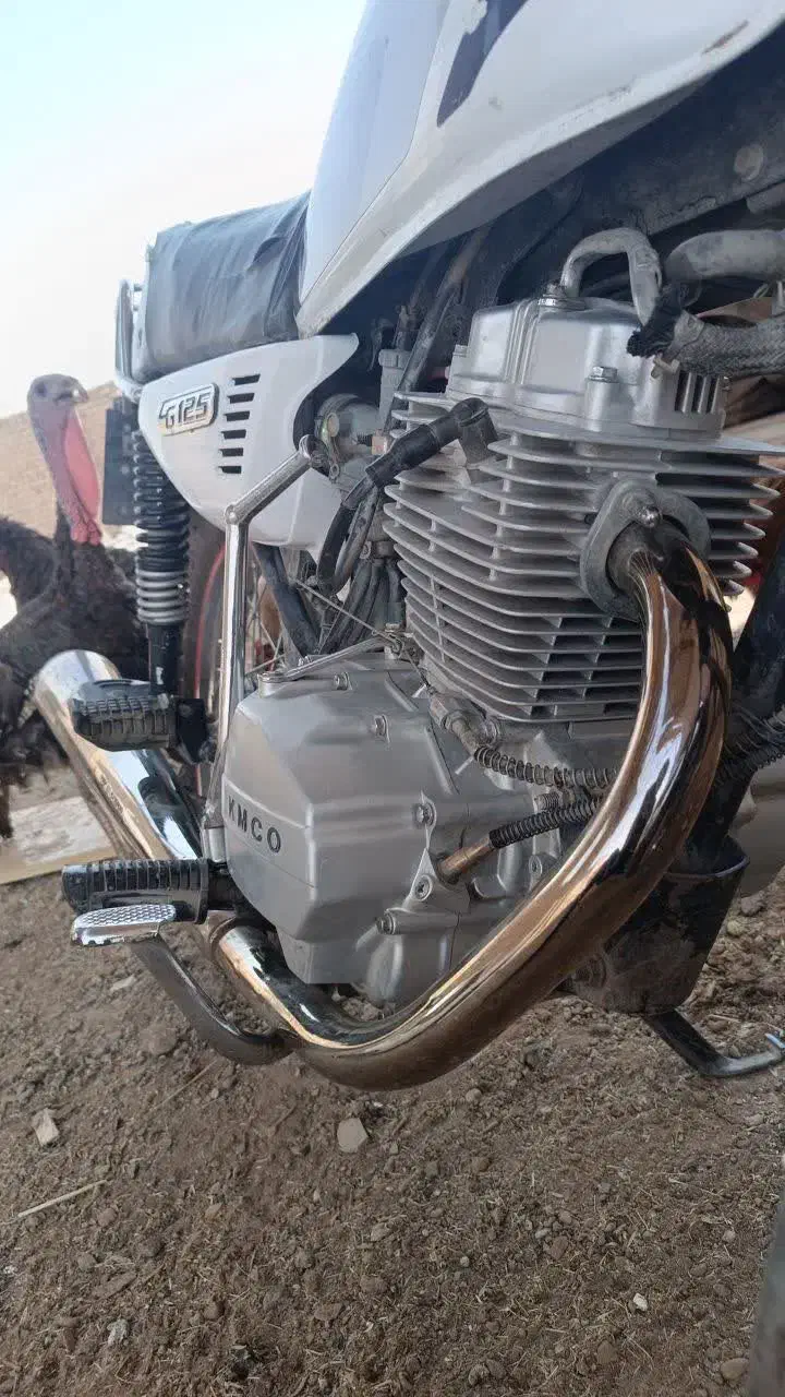 موتور ۱۵۰ استاتی مدارک کامل کبیر|موتورسیکلت|فاضل آباد, |دیوار