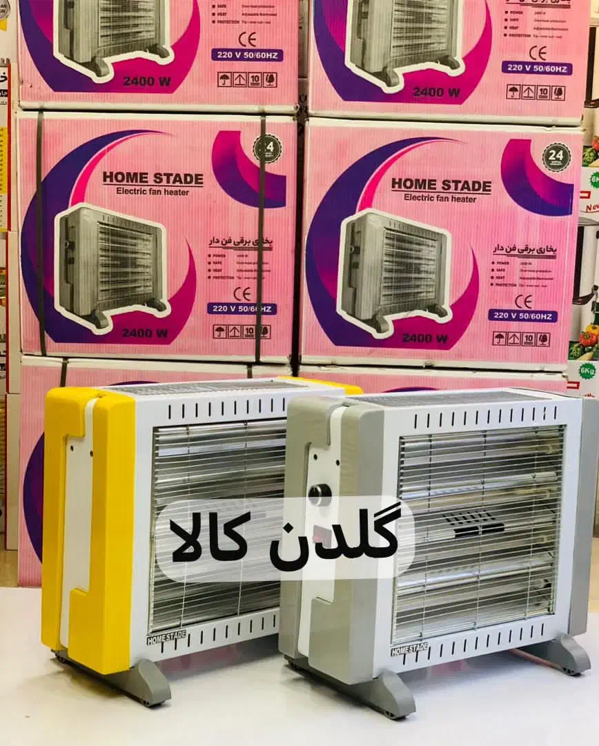 بخاری برقی ۶ المنت فن دار هوم استید/چرخ دار/هیتر|بخاری، هیتر، شومینه|تهران, امین حضور|دیوار
