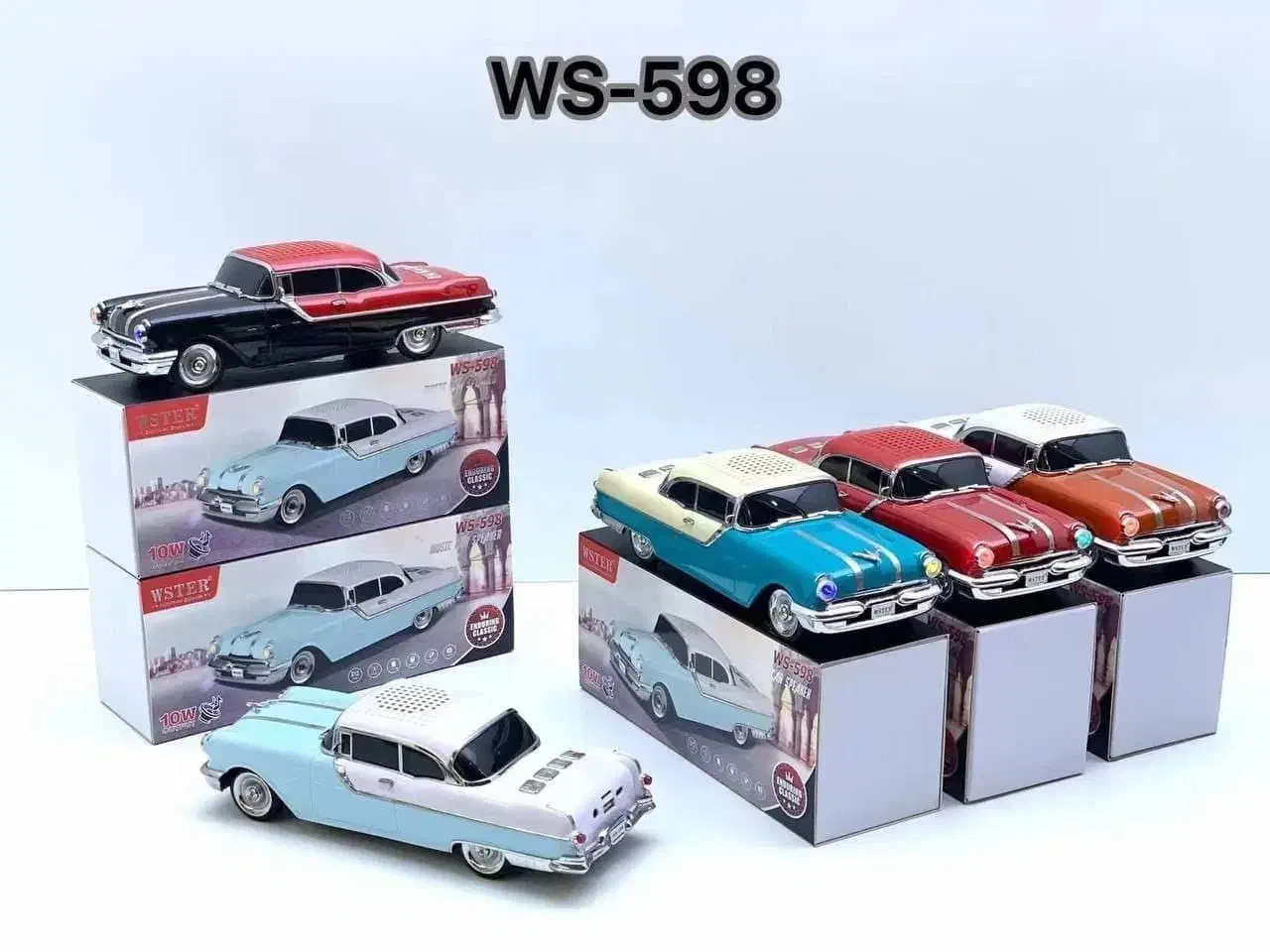 اسپیکر ماشین قابل حمل برند وستر ws-598|پخشکننده همراه|قزوین, |دیوار