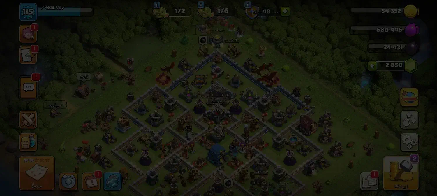 اکنت کلش تان 12|کنسول، بازی ویدئویی و آنلاین|بجنورد, |دیوار