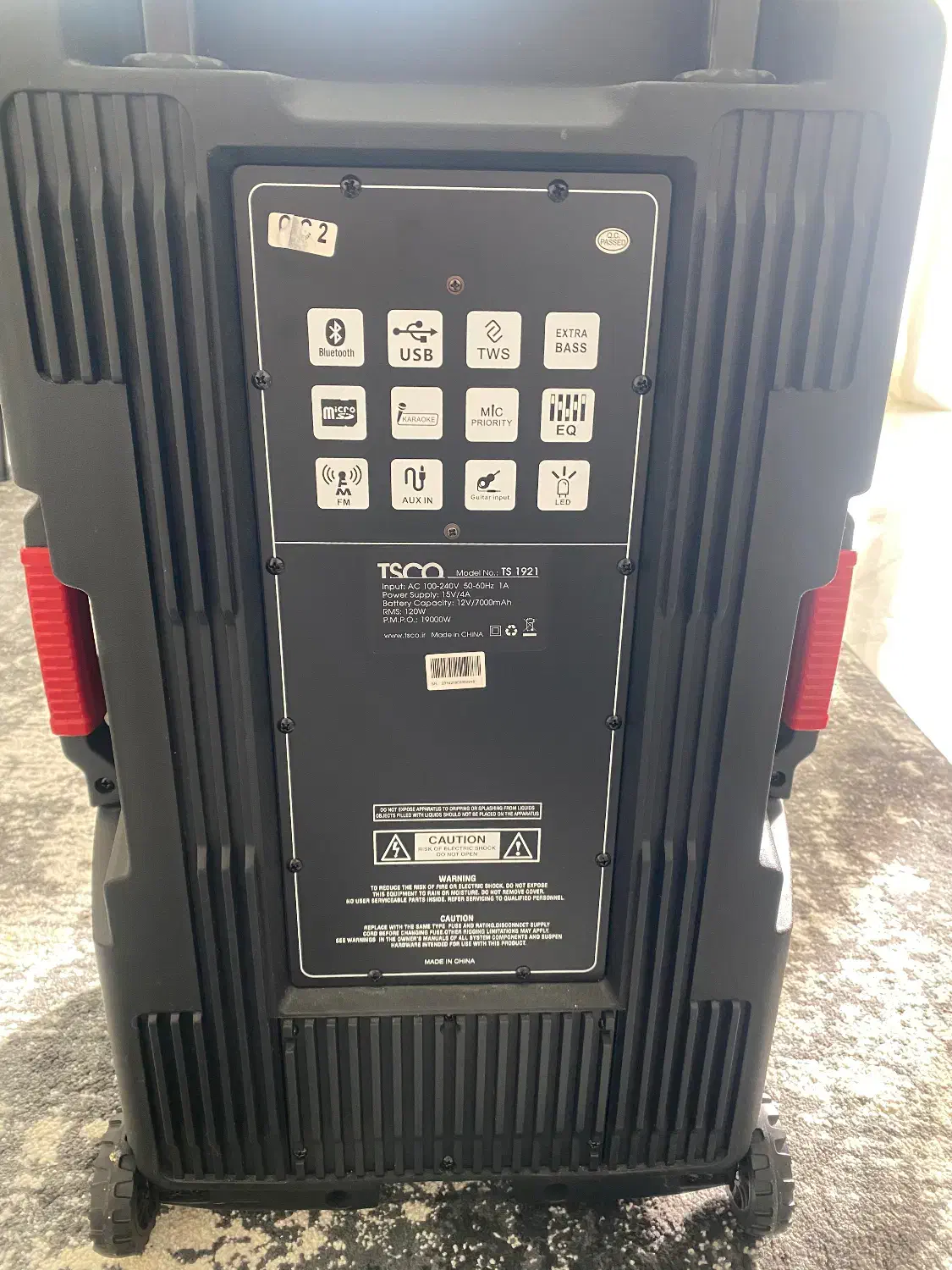 اسپیکر tsco تسکو|سیستم صوتی خانگی|بابلسر, |دیوار