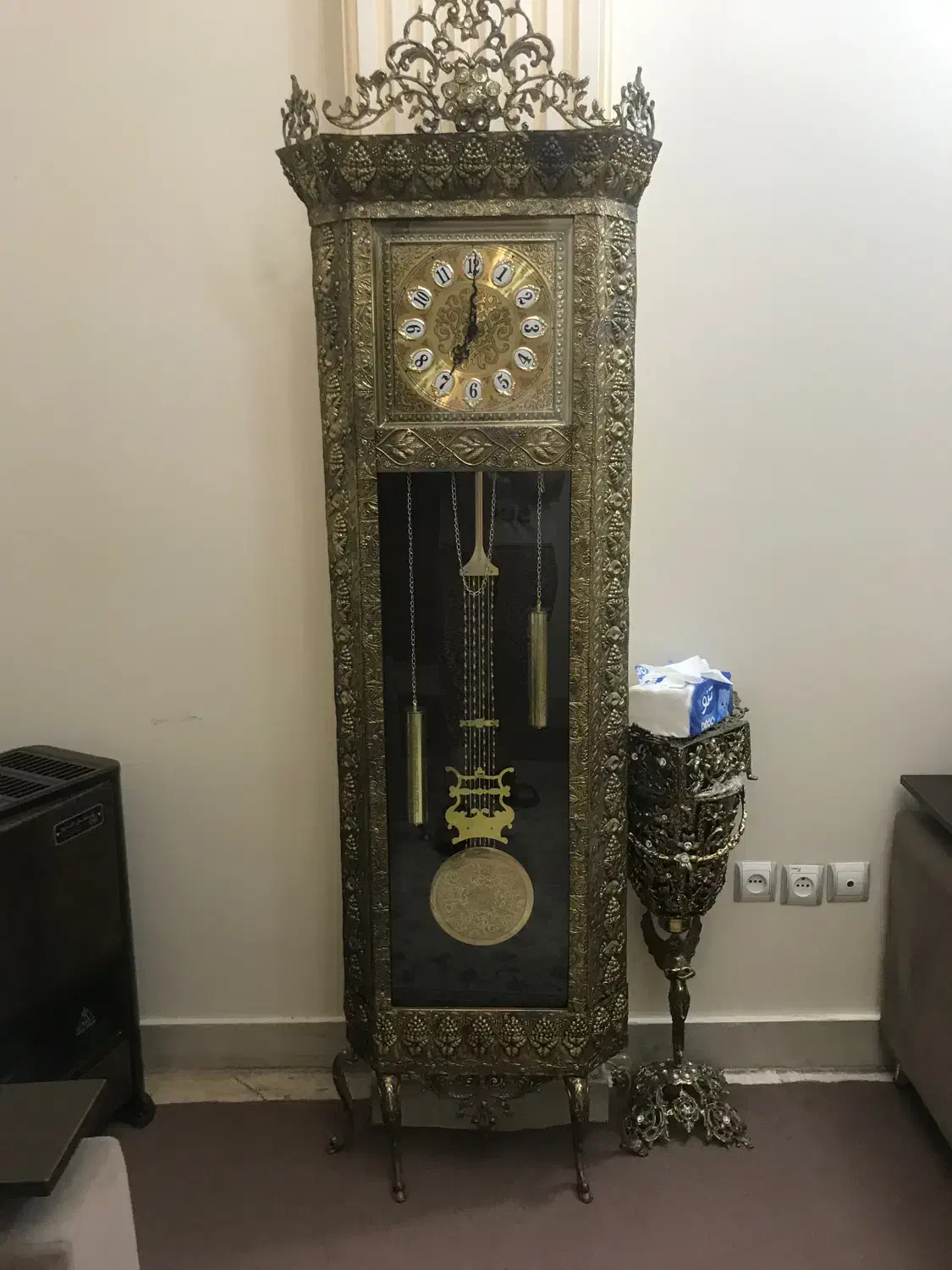 ساعت ایستاده برنجی|ساعت دیواری و تزئینی|تهران, منیریه|دیوار