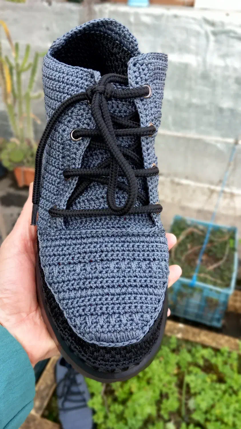 کتونی مردانه دست بافت|کیف، کفش، کمربند|بابل, |دیوار