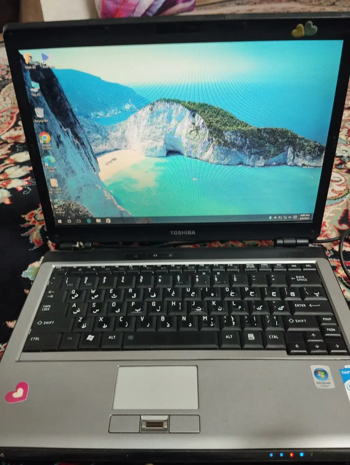 لبتاب توشیبا toshiba|رایانه همراه|تهران, علی‌آباد|دیوار