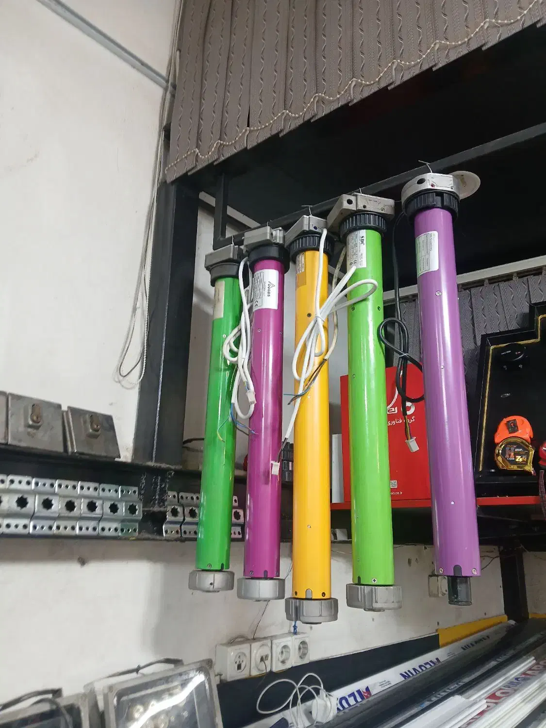 کرکره برقی شیشه سکوریت اقساطی|عمدهفروشی|رشت, آتشگاه|دیوار