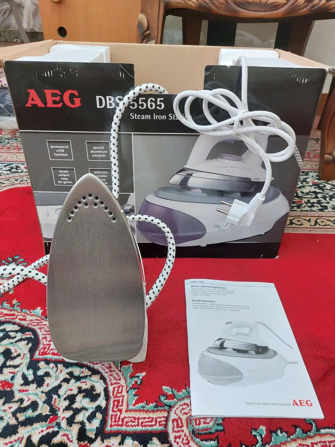 اتو بخار مخزن دار AEG مدل DBS5565|اتو و لوازم اتو|تهران, آسمان|دیوار