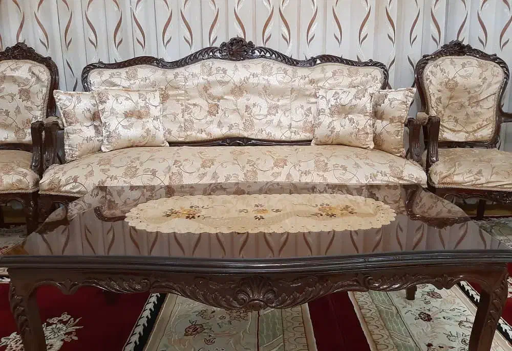 مبل سلطنتی چوب گردو|مبلمان خانگی و میز عسلی|آزادشهر, |دیوار