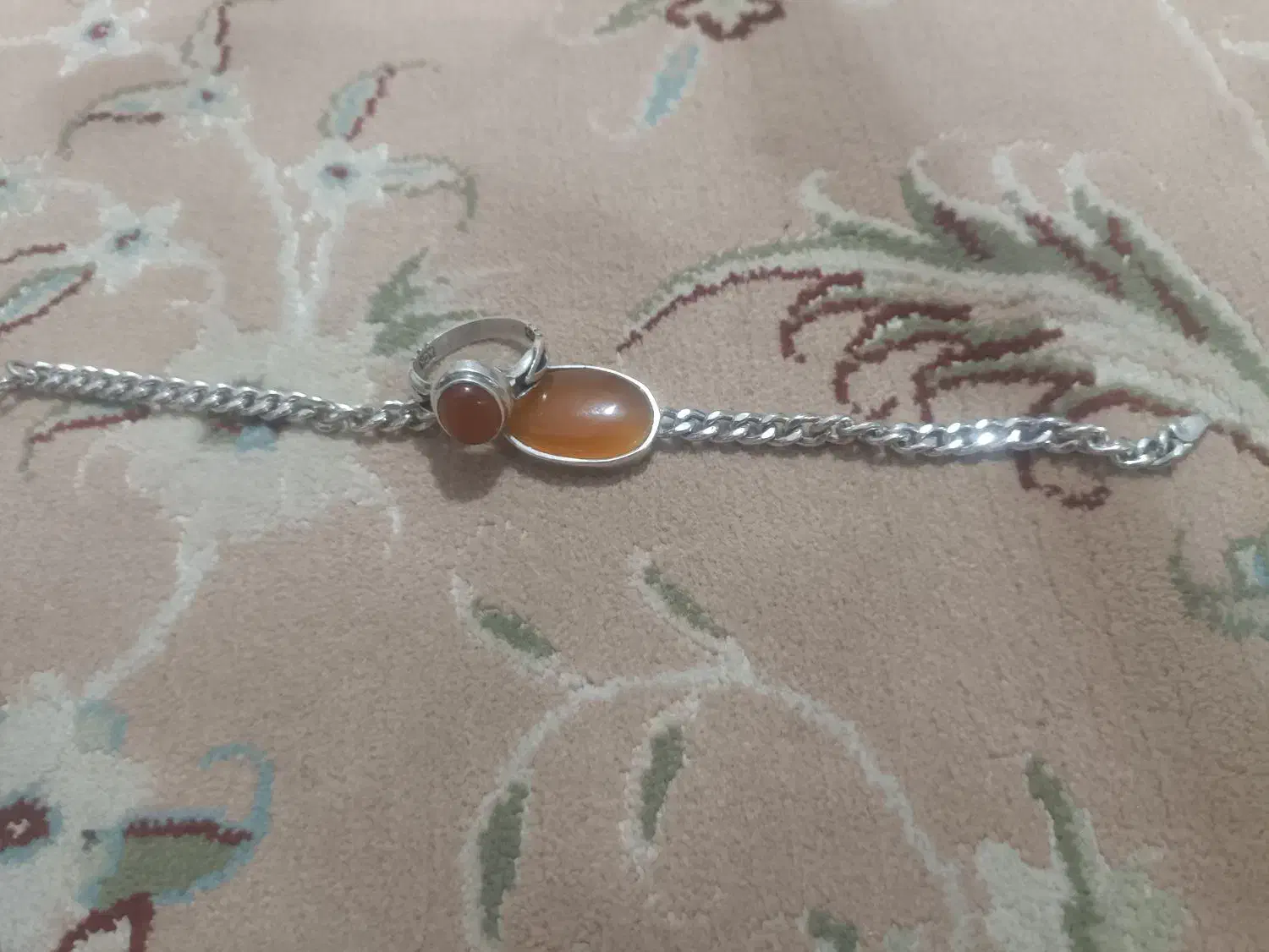 نقره با سنگهای طبیعی و قیمت مناسب فقط تا شنبه|بدلیجات|بجنورد, |دیوار