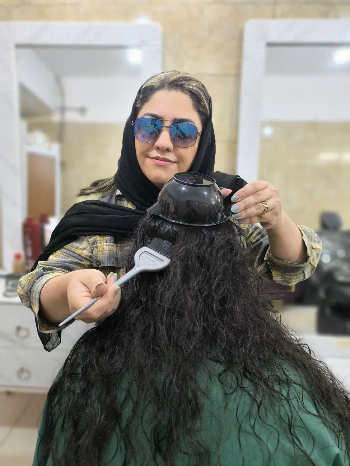 آموزش کراتین و احیا ،آموزش رنگ مو ،دکلره، مش،|خدمات آموزشی|قم, پردیسان|دیوار