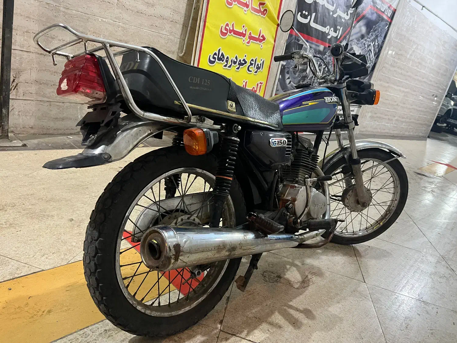 موتور هندا ۱۲۵جیران مزاید|موتورسیکلت|قزوین, |دیوار