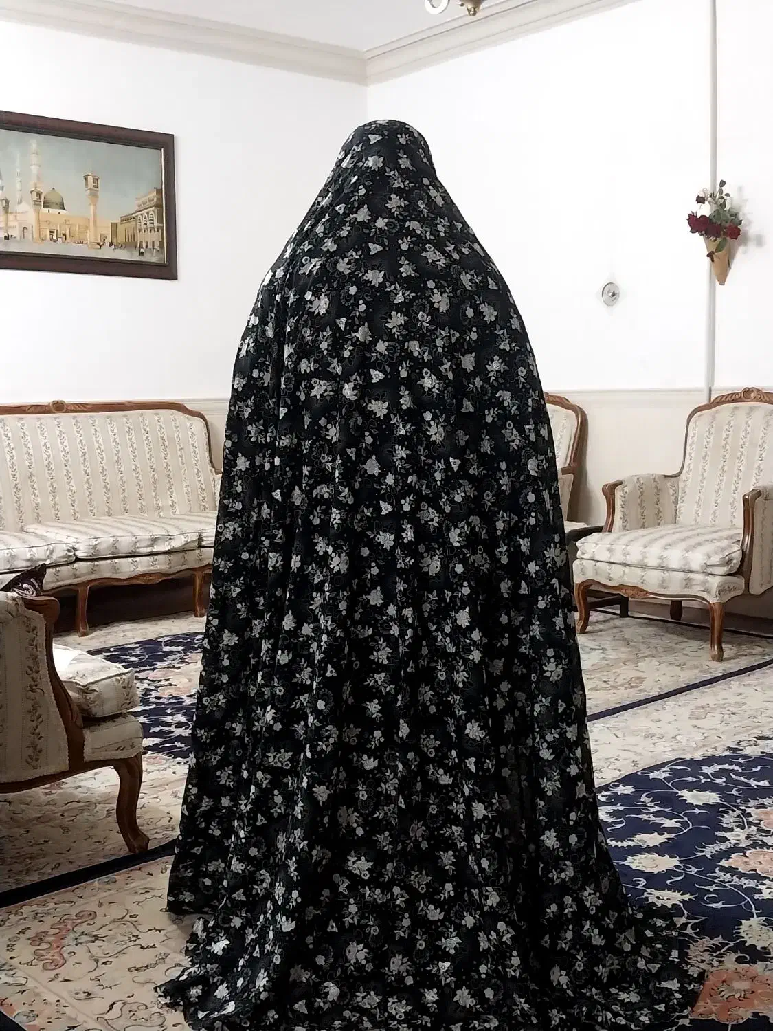 چادر پارچه چادری نو|لباس|بوئین زهرا, |دیوار