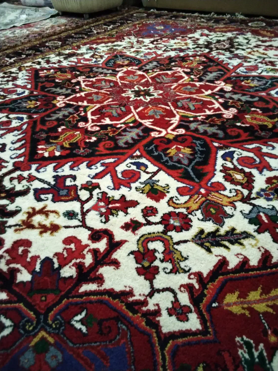 فرش دستبافت هریس نقشه|فرش|آذرشهر, |دیوار