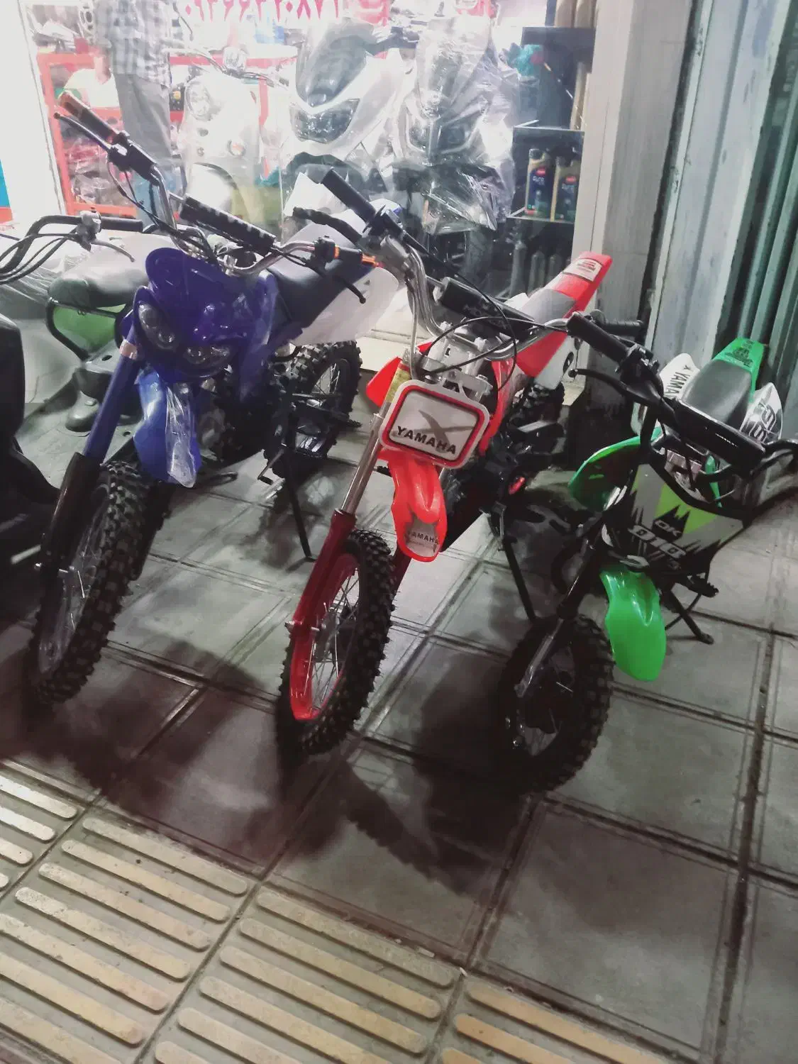 موتور مینی تریل ابی معاوضه با پاکشتی و اقساط|موتورسیکلت|آبادان, |دیوار