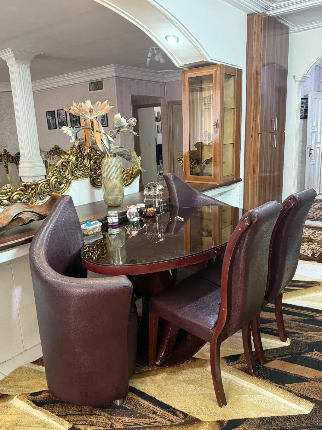 میز ناهارخوری|میز و صندلی غذاخوری|تربتحیدریه, منصوریه|دیوار