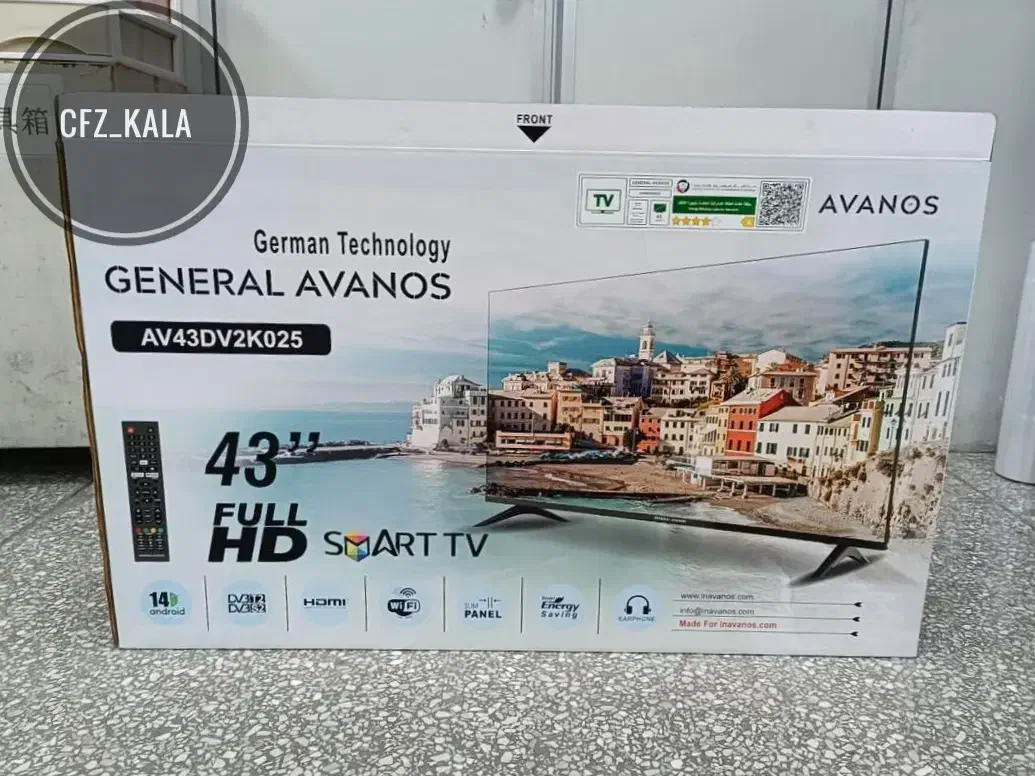تلویزیون ۴۳ اینچ هوشمند جنرال آوانوس مارک آلمان|تلویزیون و پروژکتور|چابهار, |دیوار