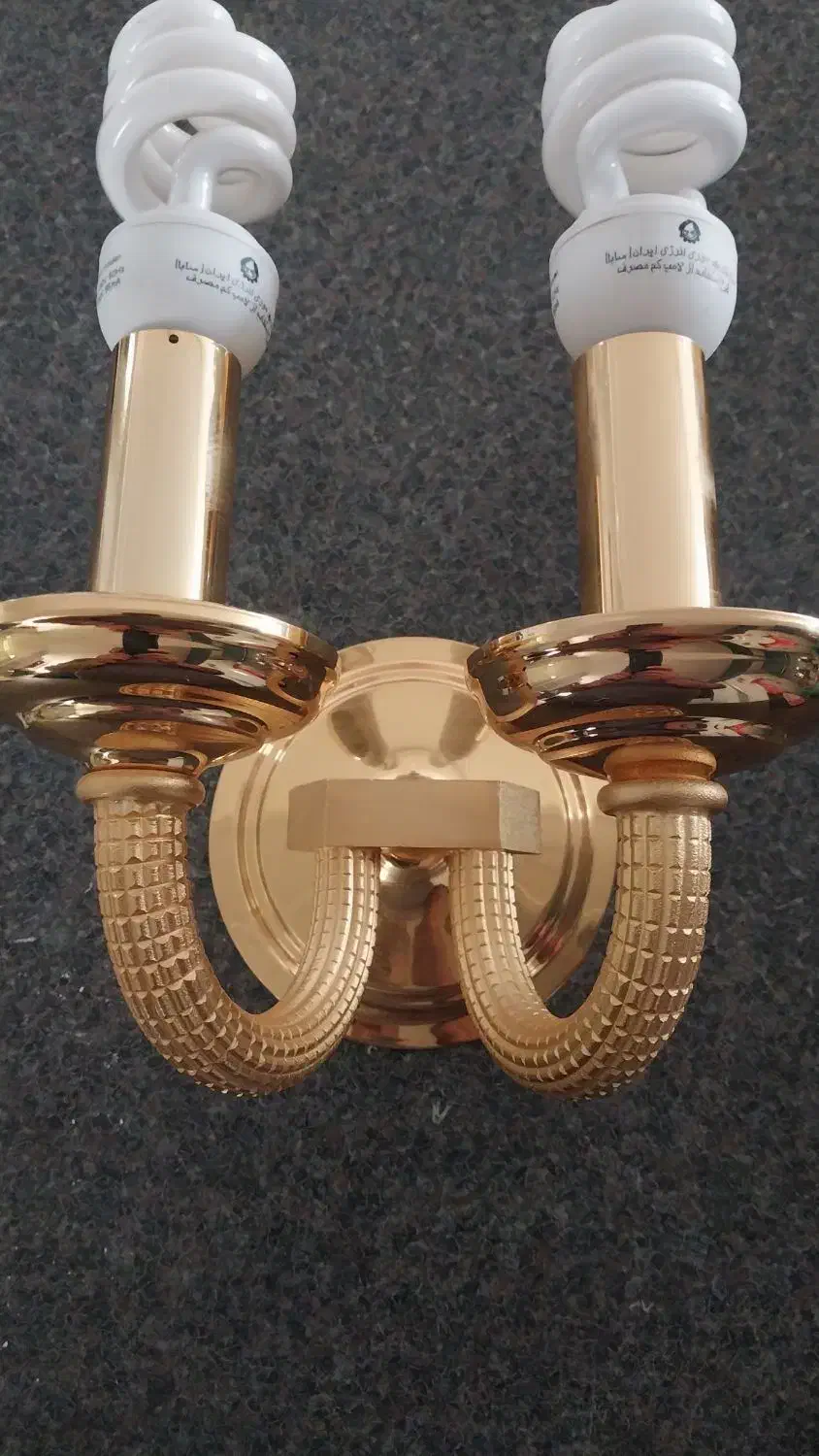 لوستر دیواری ۲عدد سقفی هم ۲ عدد آب طلا کاری شده|لوستر و چراغ آویز|صدرا-فارس, فاز ۱|دیوار