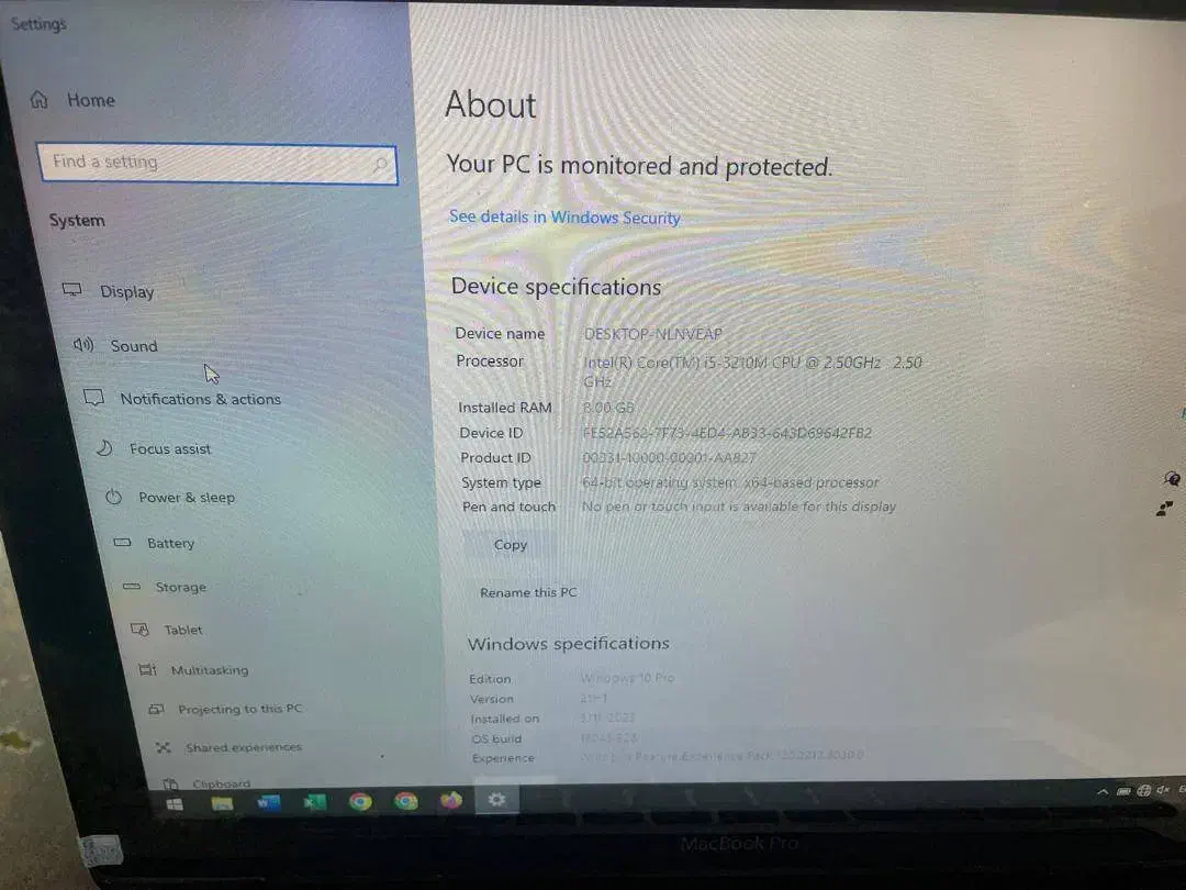 لپتاپ اپل mac Bookpro 9.2|رایانه همراه|یزد, |دیوار