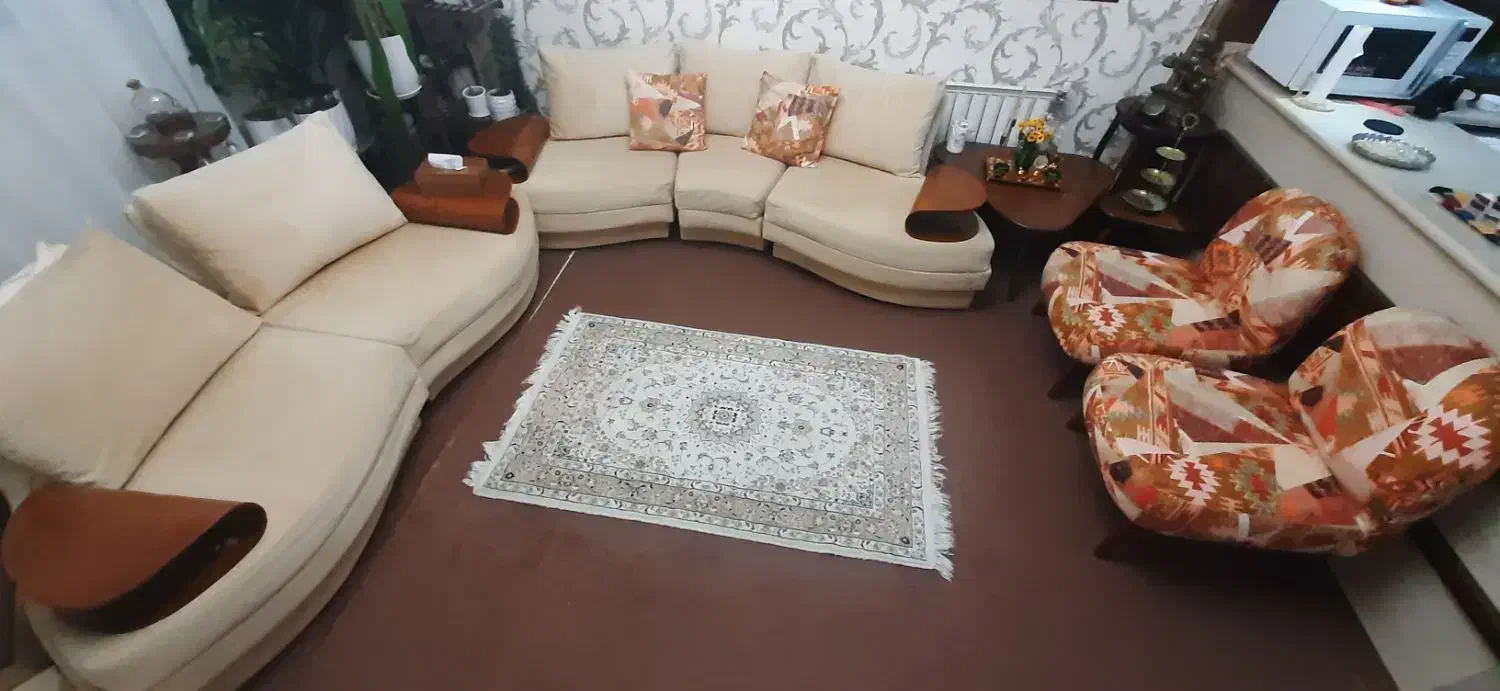 مبلمان هفت نفره|مبلمان خانگی و میز عسلی|شاهین‌شهر, شهرک پردیس|دیوار