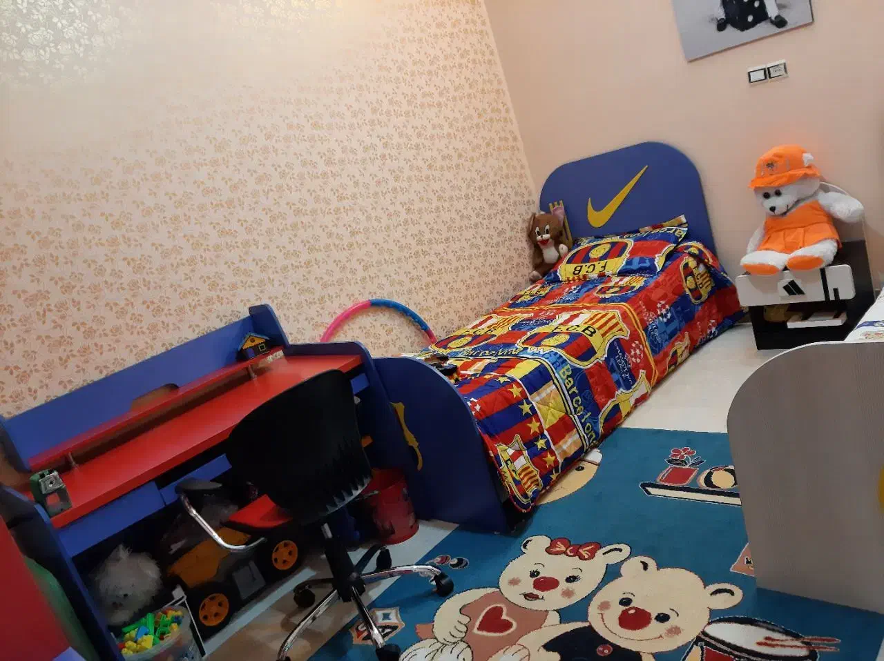 سرویس خواب نوجوان|تخت و سرویس خواب|کاشمر, |دیوار