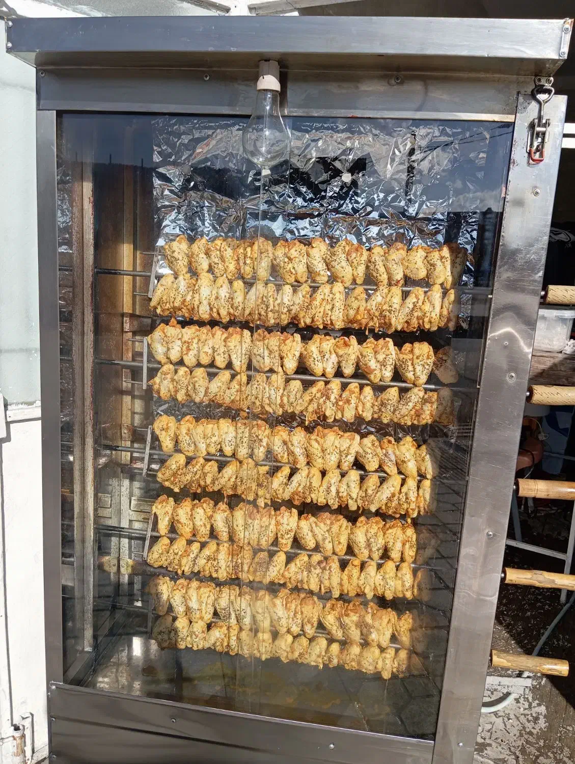 فر جوجه گردان پاچینی شش سیخ با کارکرد کم|اجاق گاز و لوازم برقی پختوپز|شیراز, مسلم|دیوار