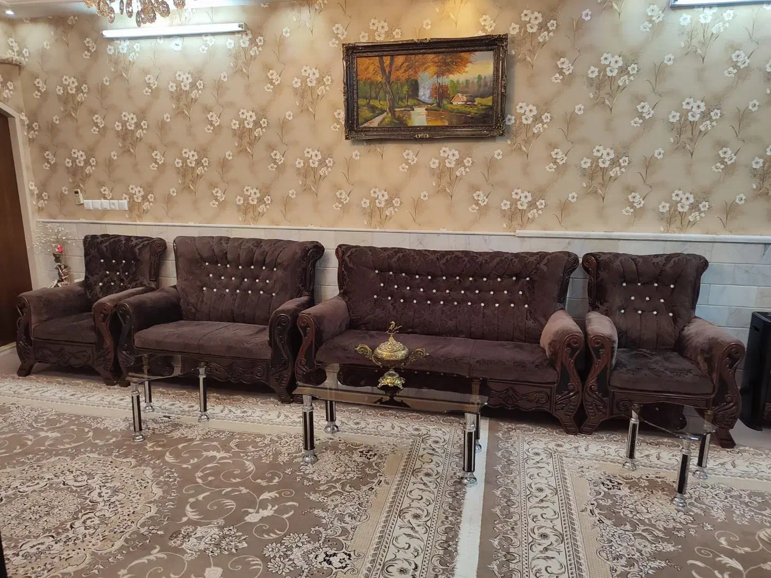 مبل راحتی فروش فوری|مبلمان خانگی و میز عسلی|قم, انصارالحسین|دیوار