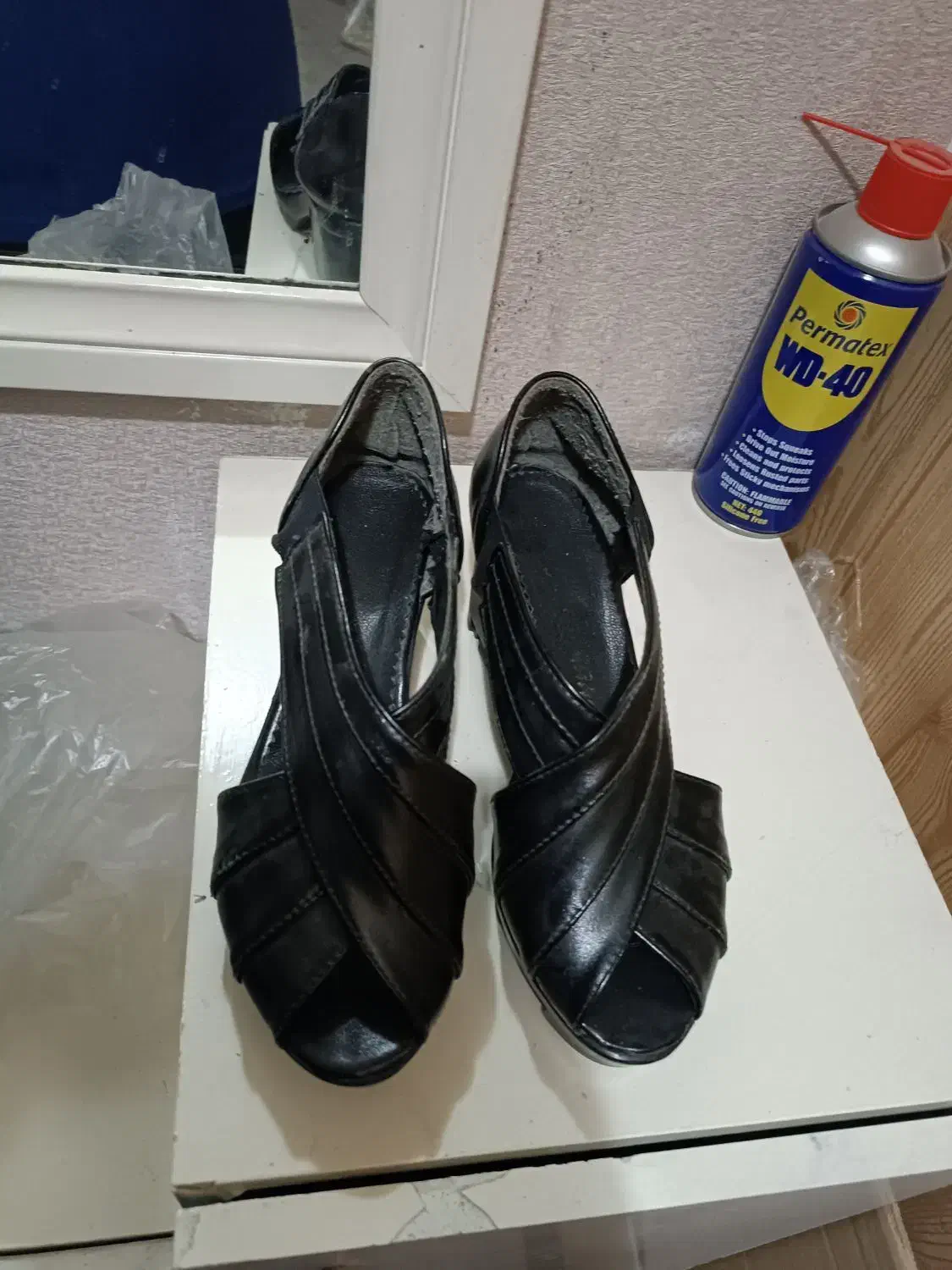 کفش صندل چرمی زنانه|کیف، کفش، کمربند|مشهد, هنرور|دیوار