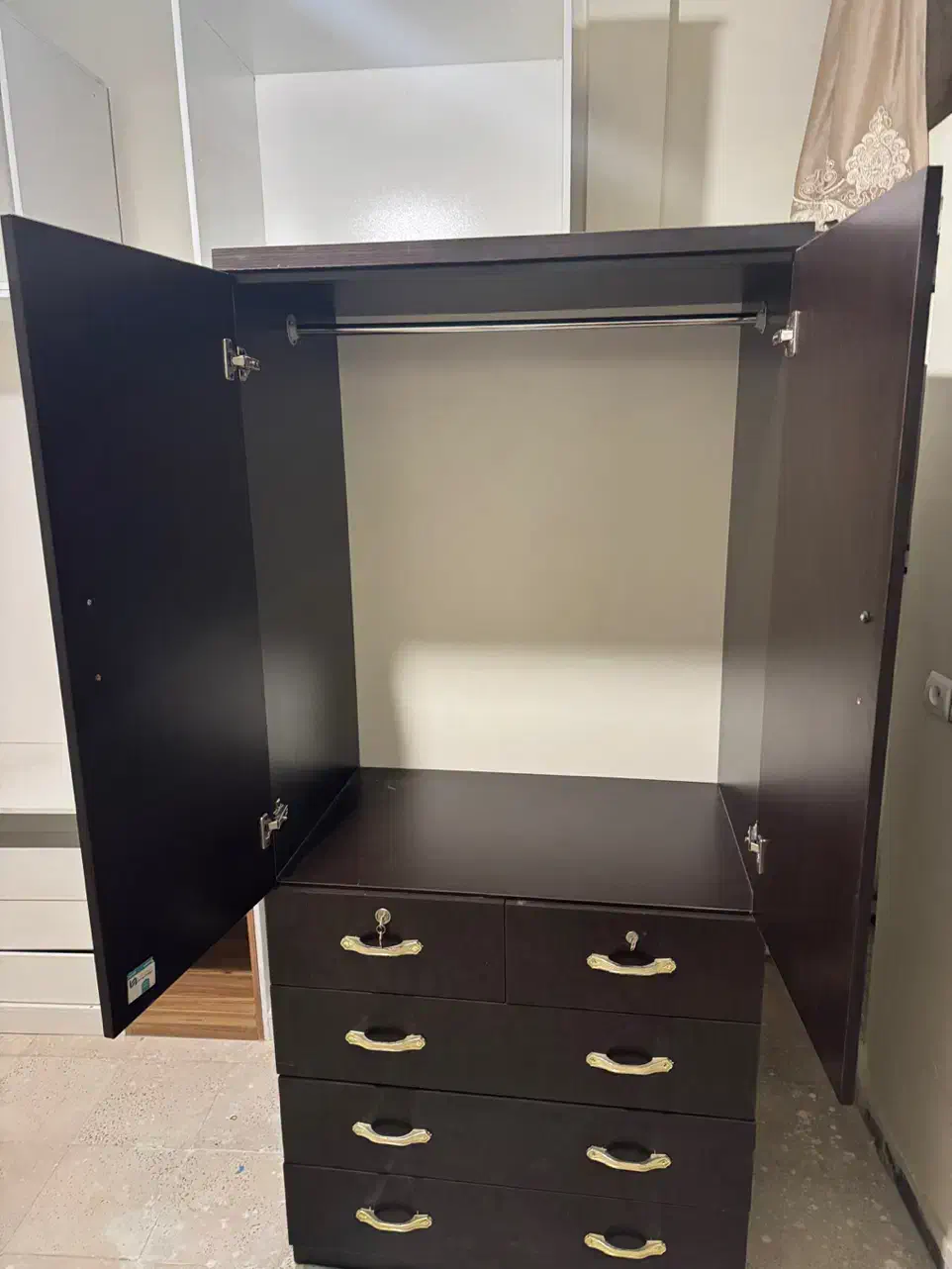 کمد mdf|جاکفشی، کمد، دراور|اسلام‌شهر, شهرک قائمیه|دیوار