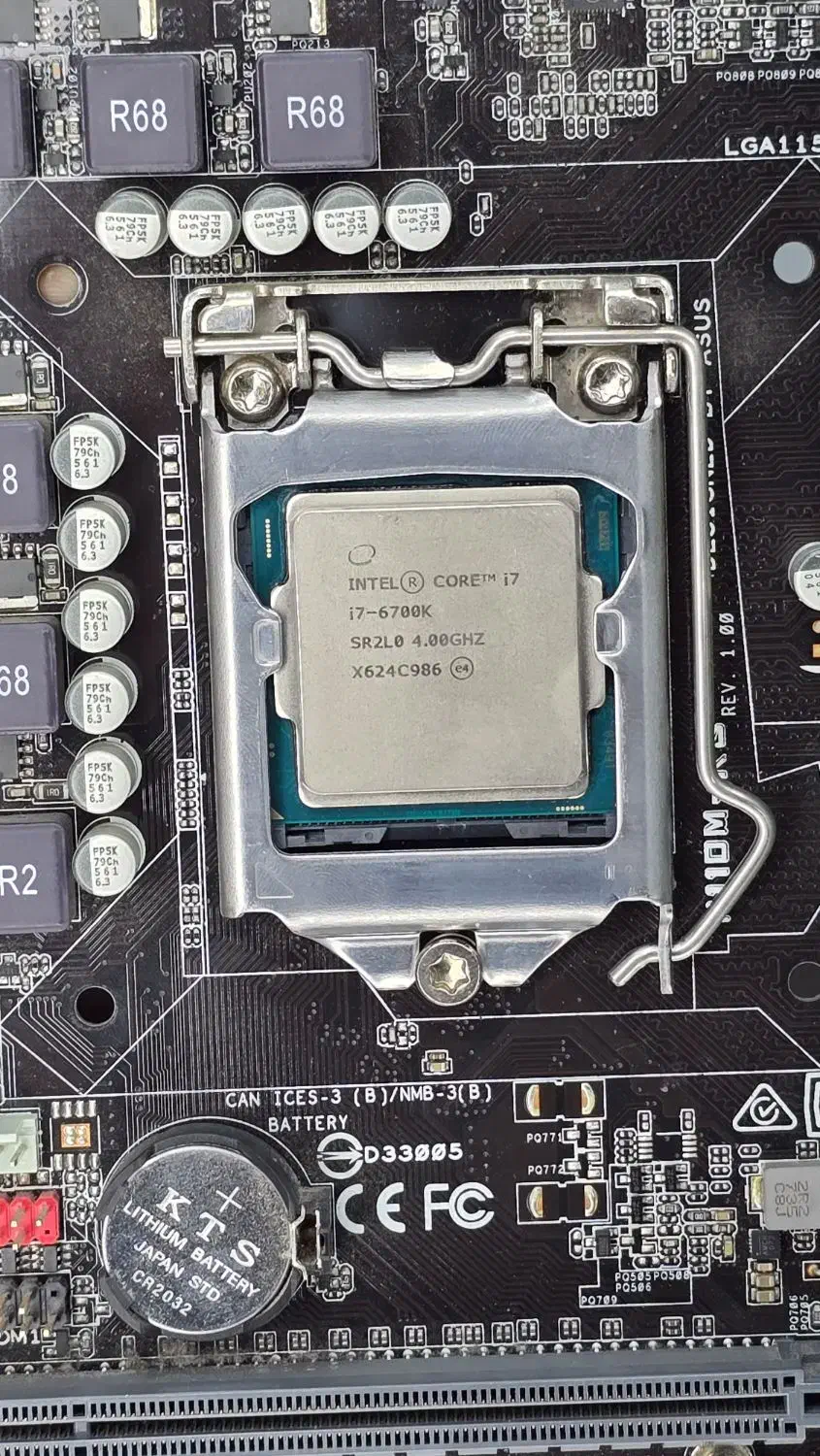 مادربرد H110 cpu i7 6700k ram 16g ddr4|قطعات و لوازم جانبی رایانه|فردیس, فردیس|دیوار