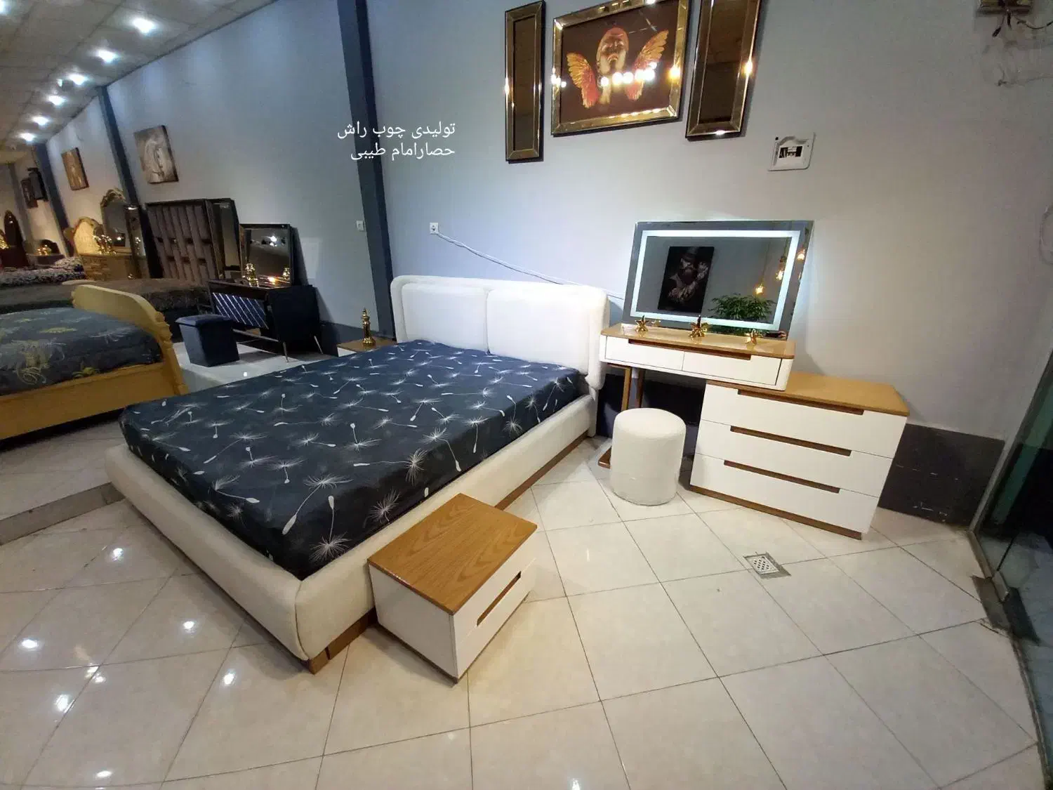 سرویس خواب مدیسا نورمخی سری A|تخت و سرویس خواب|همدان, |دیوار