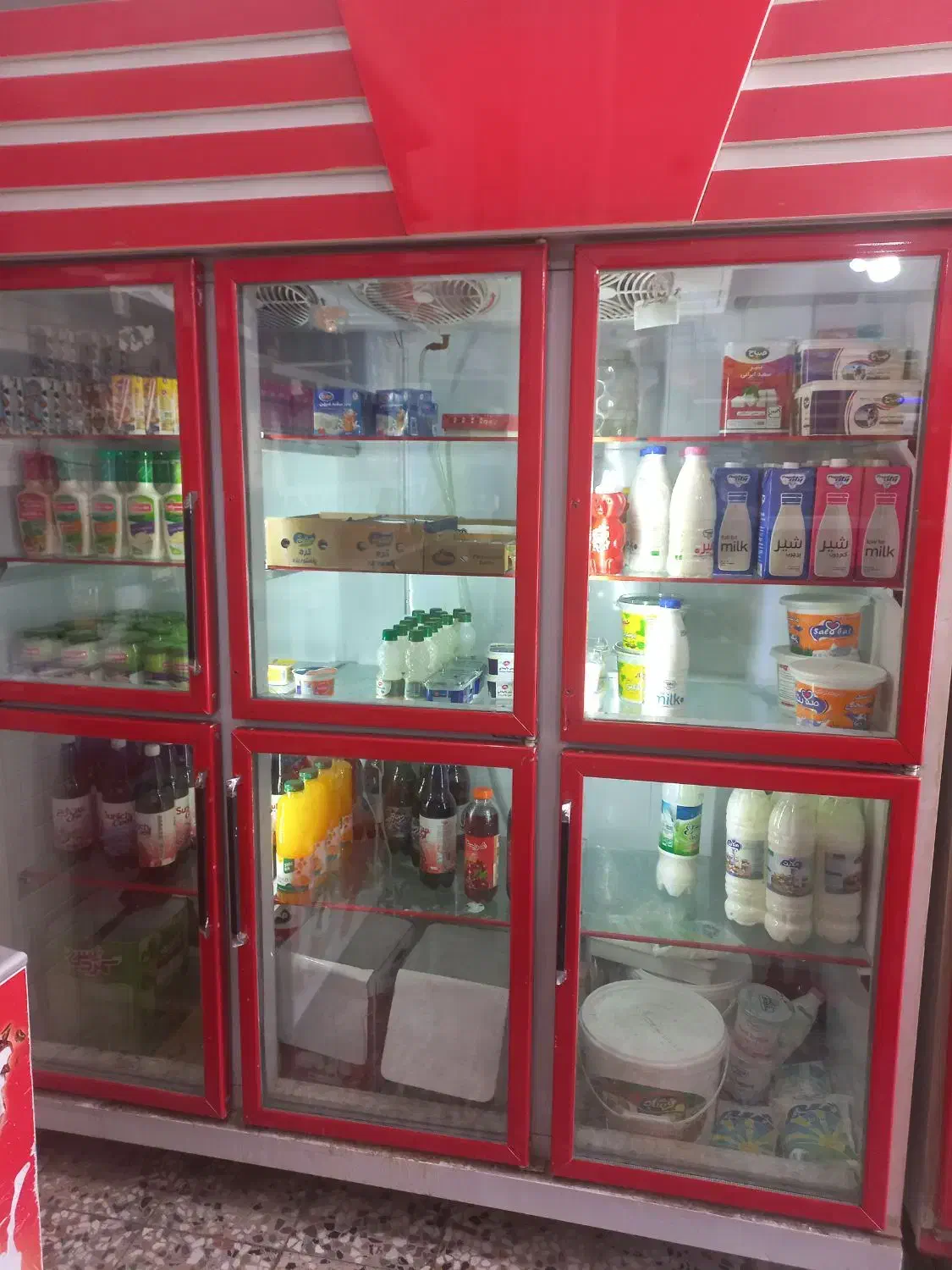 یخچال سوپرمارکت در حد نو|فروشگاه و مغازه|لاران, |دیوار