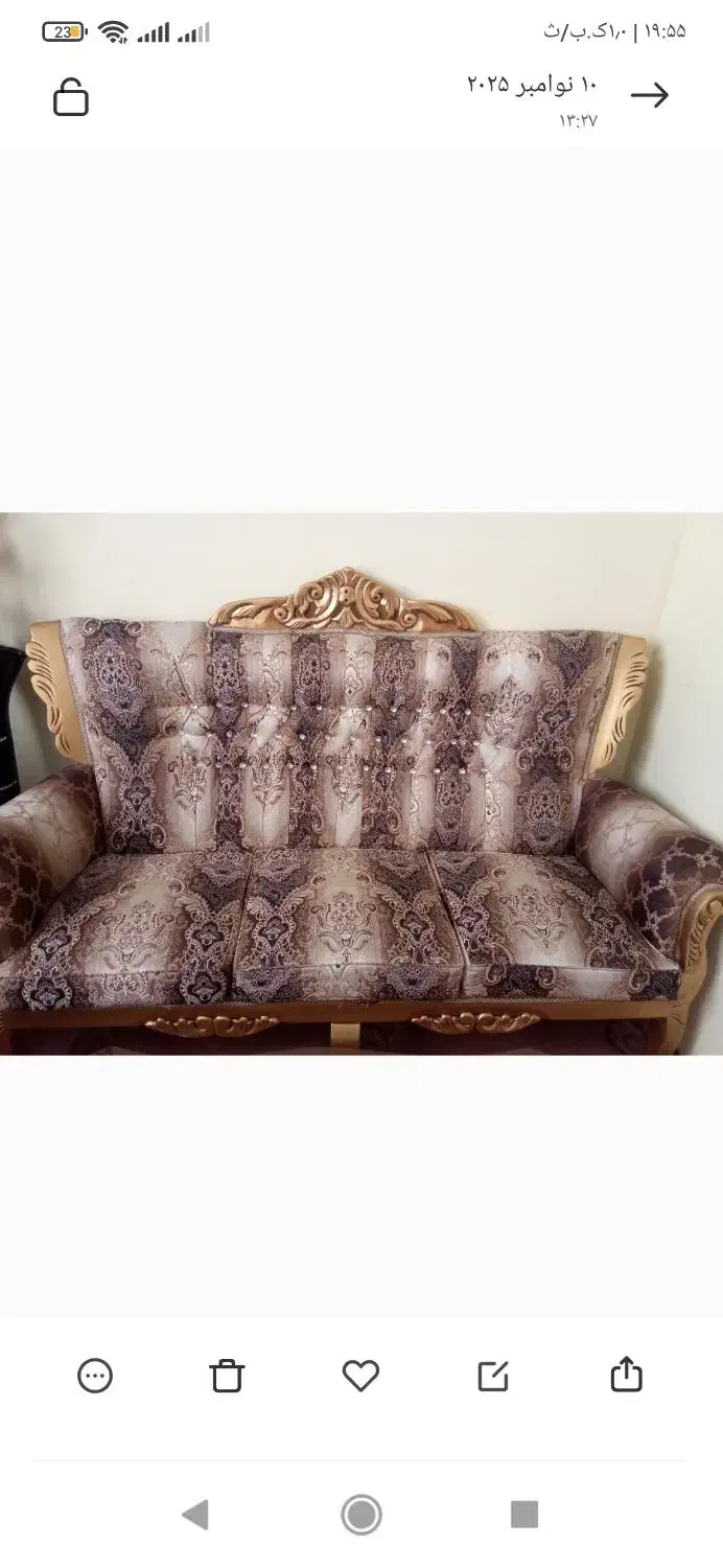 مبل ۷نفره درحد نو|مبلمان خانگی و میز عسلی|سهند, |دیوار