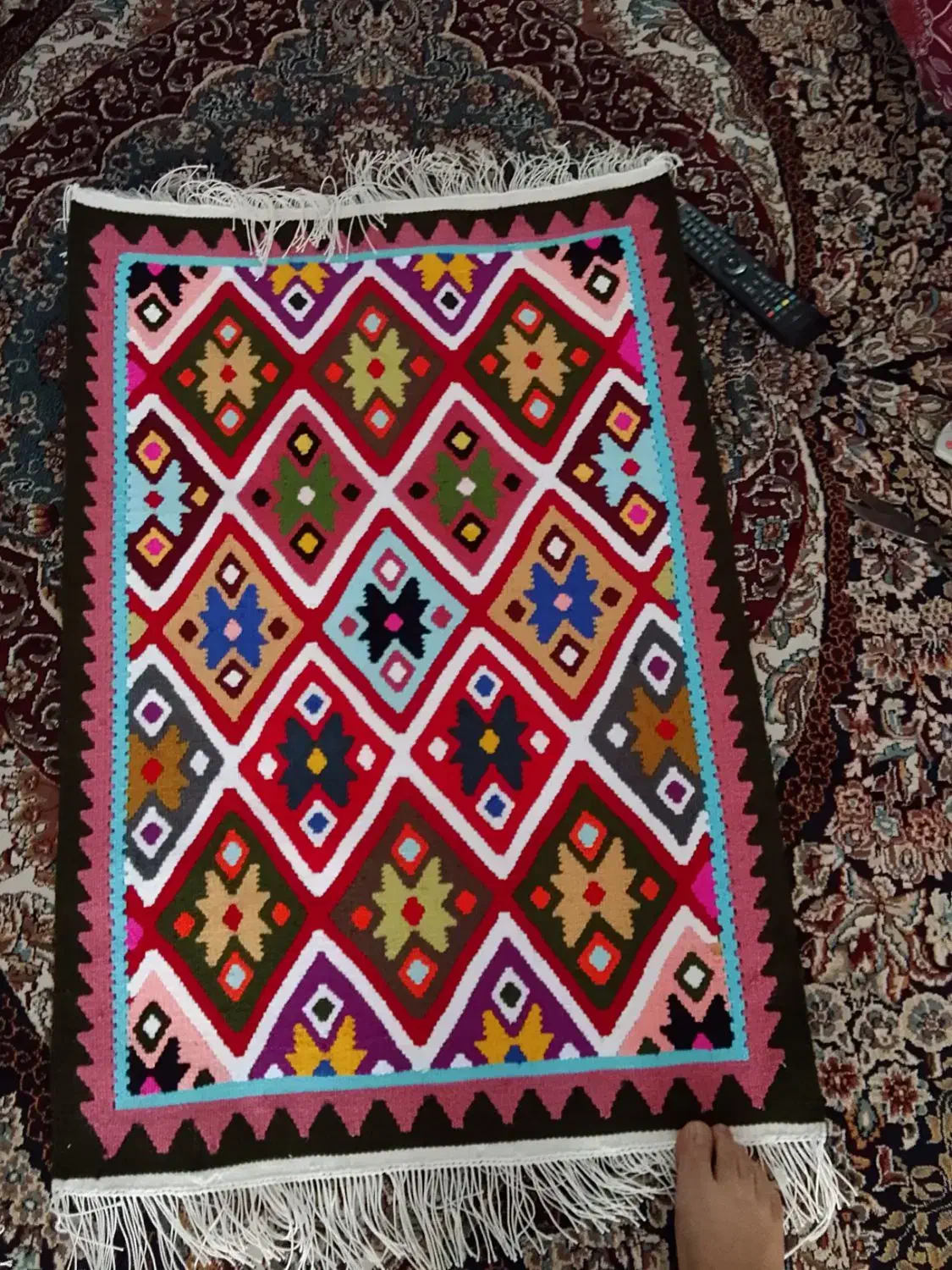 فروش و بافت گلیم زیبا|گلیم، جاجیم، گبه|زنجان, |دیوار