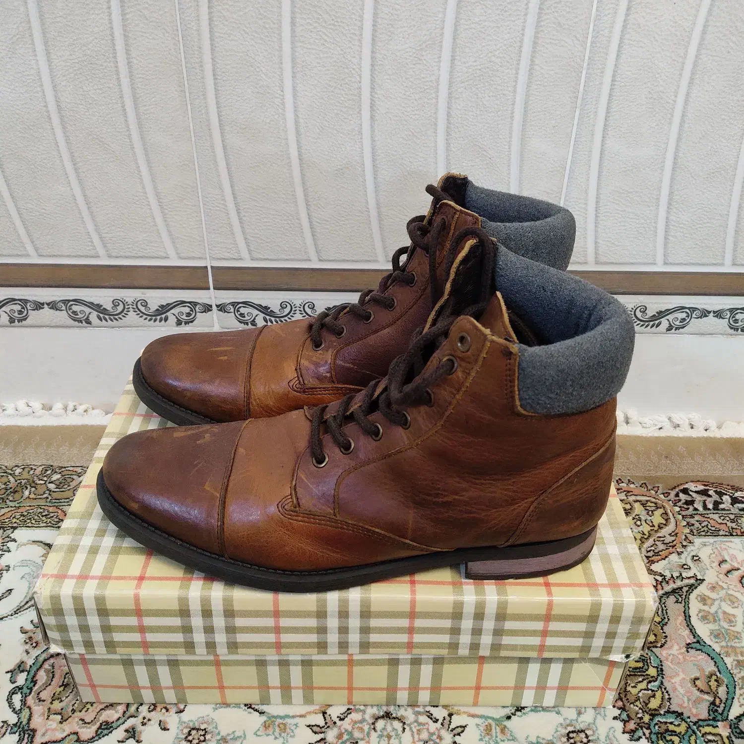 نیم پوت چرم اصل|کیف، کفش، کمربند|خوی, |دیوار